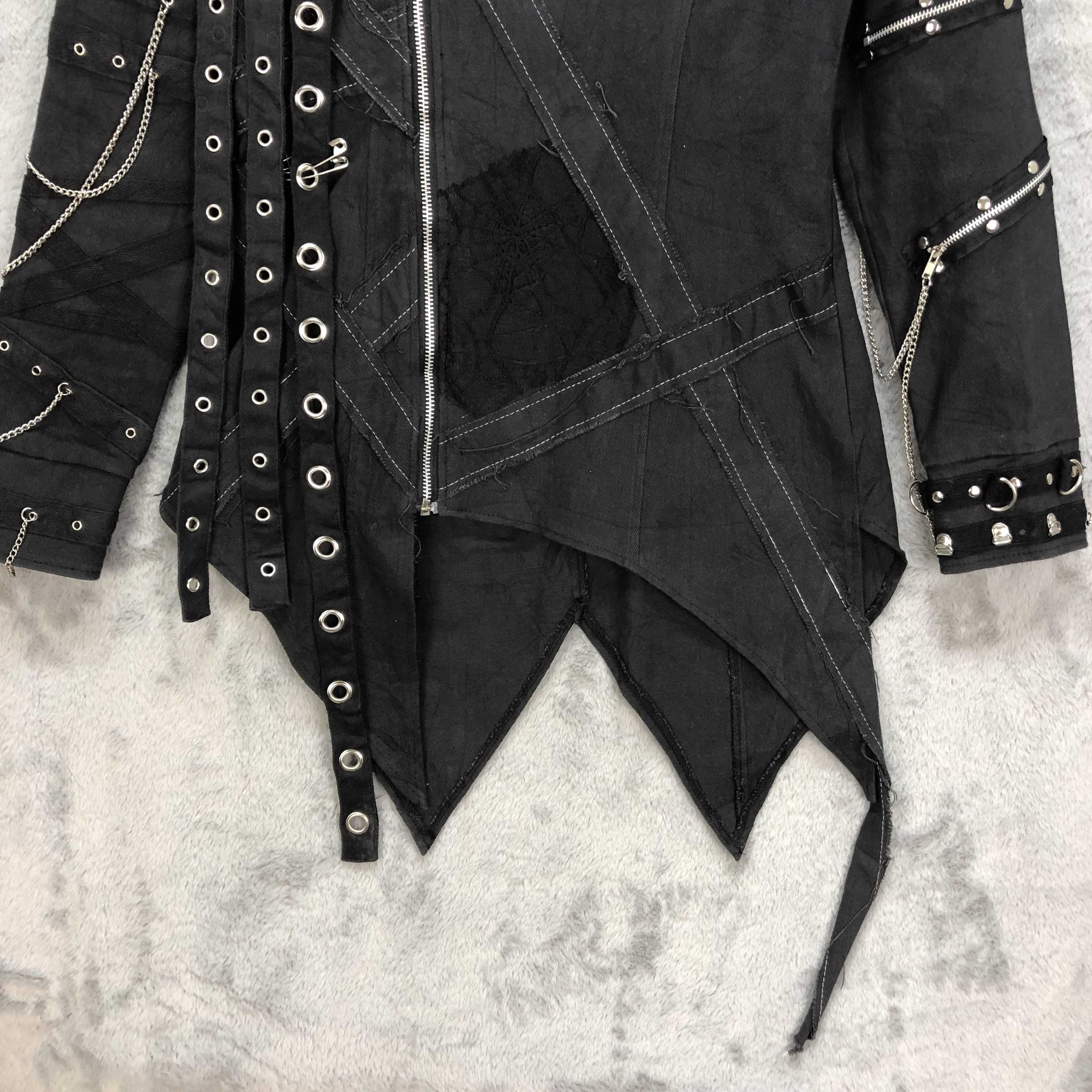 Japanese Brand BONDAGE🔥 ELFS DOUBLE COLLAR JACKET / SEDITIONARIES #6193-53 Size US S / EU 44-46 / 1 - 3 Thumbnail