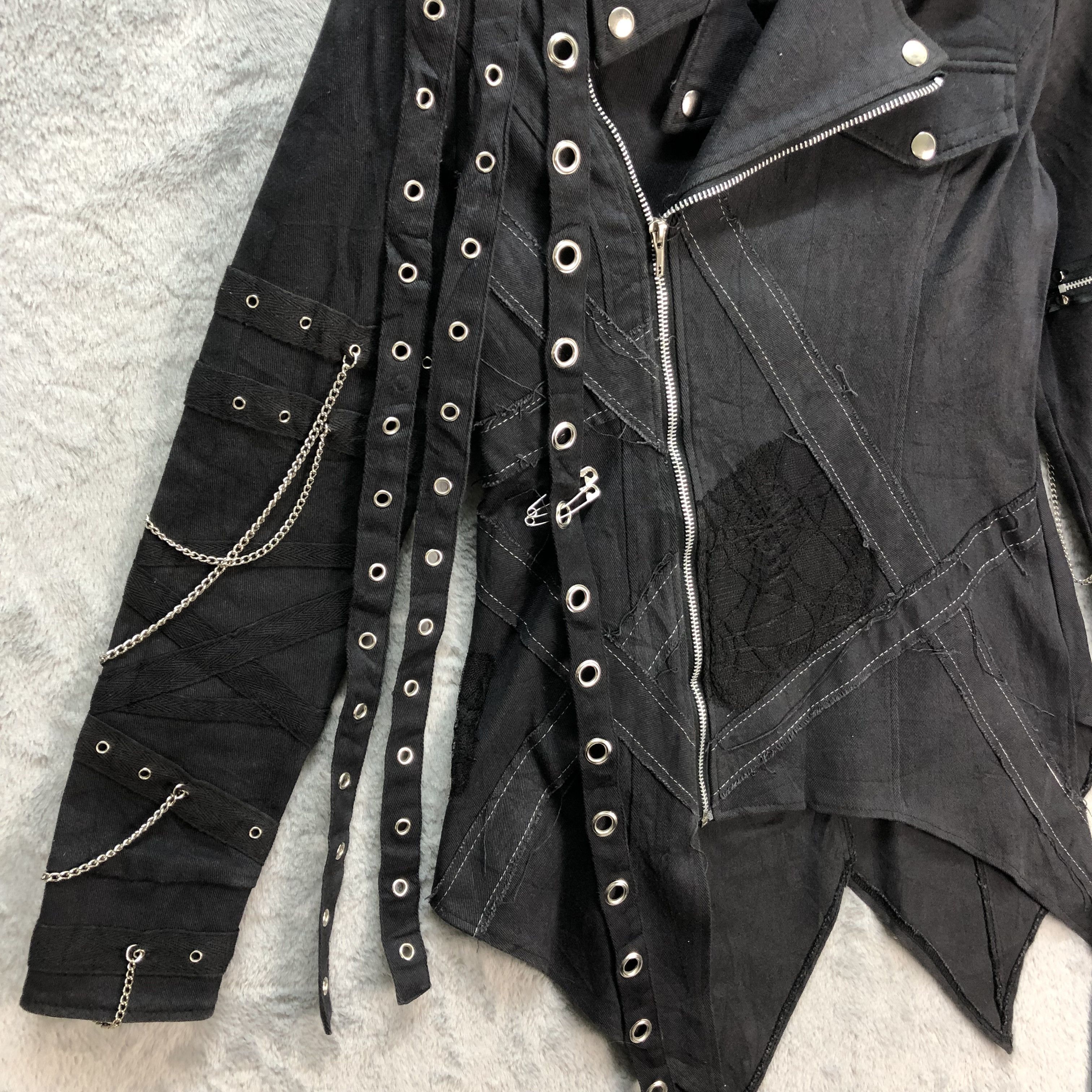 Japanese Brand BONDAGE🔥 ELFS DOUBLE COLLAR JACKET / SEDITIONARIES #6193-53 Size US S / EU 44-46 / 1 - 6 Thumbnail