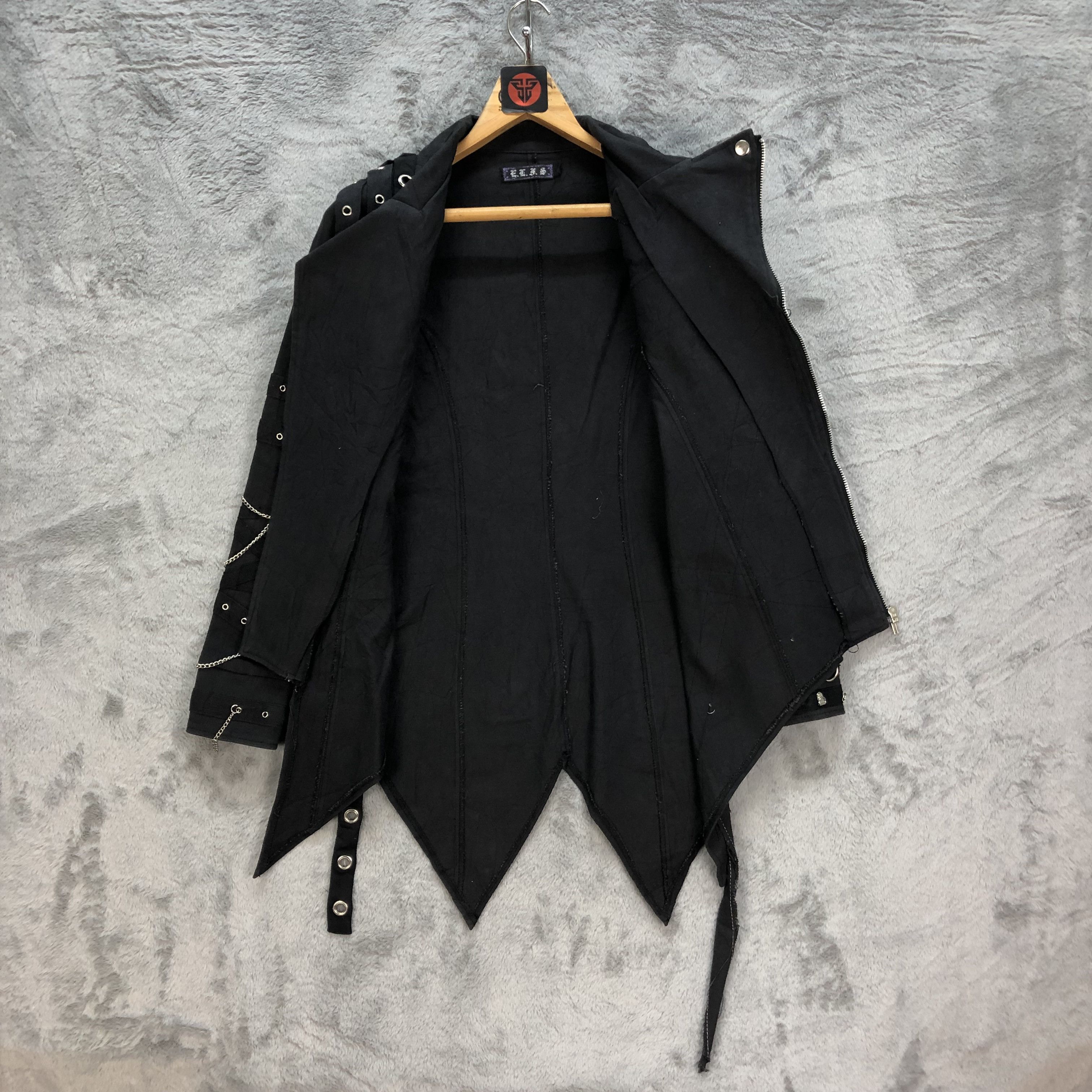 Japanese Brand BONDAGE🔥 ELFS DOUBLE COLLAR JACKET / SEDITIONARIES #6193-53 Size US S / EU 44-46 / 1 - 11 Thumbnail