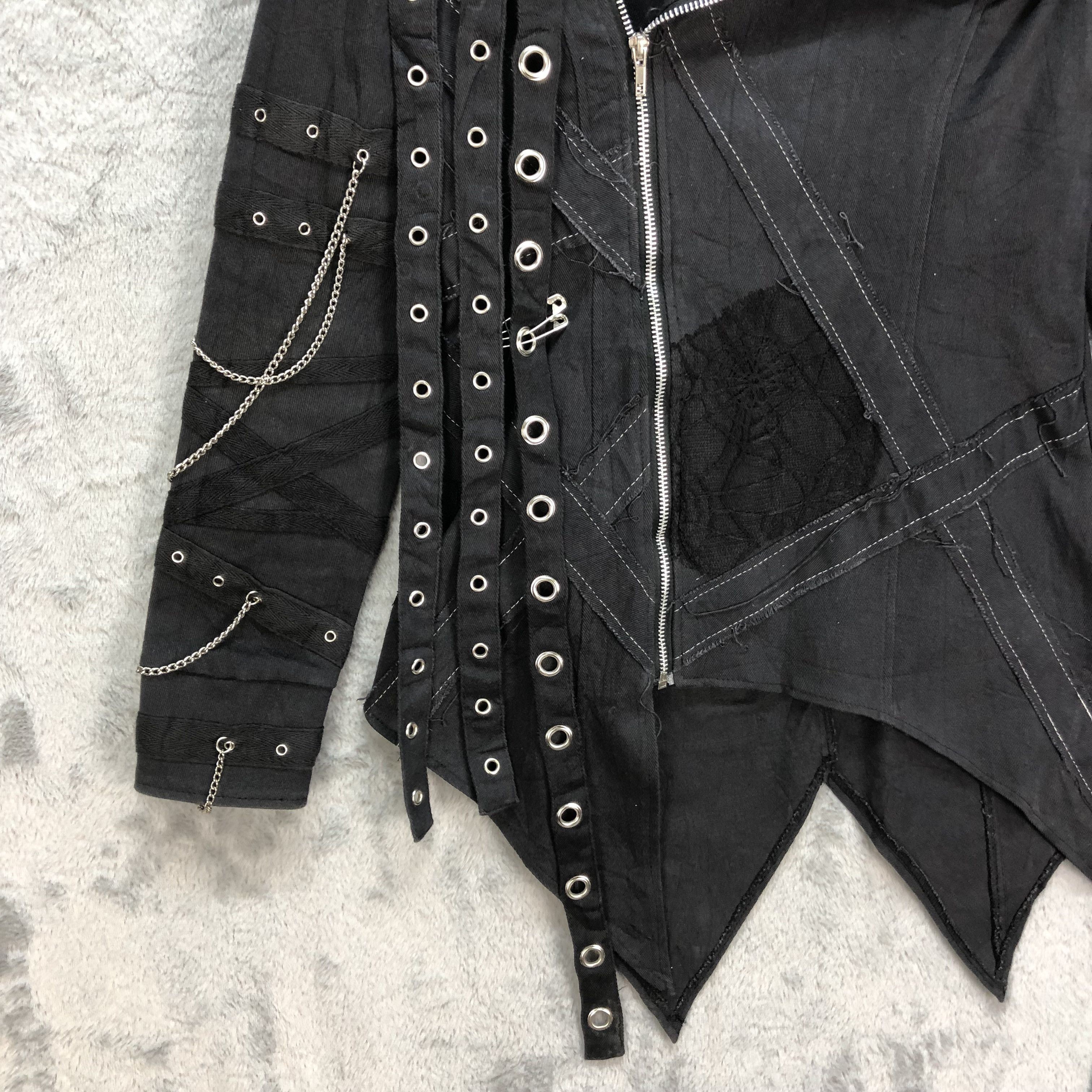 Japanese Brand BONDAGE🔥 ELFS DOUBLE COLLAR JACKET / SEDITIONARIES #6193-53 Size US S / EU 44-46 / 1 - 4 Thumbnail