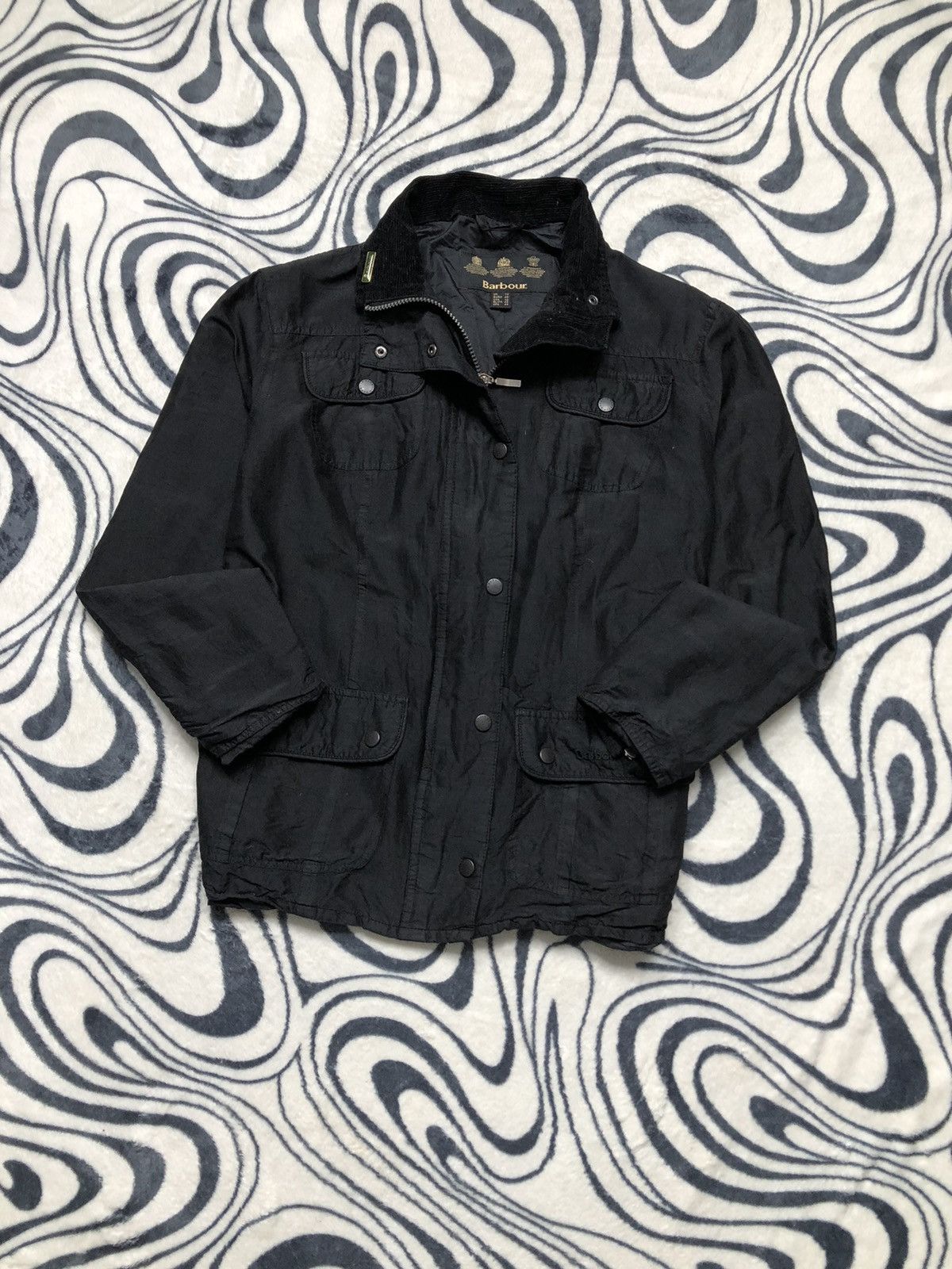Barbour Womens Waxed Silk Utility Jacket