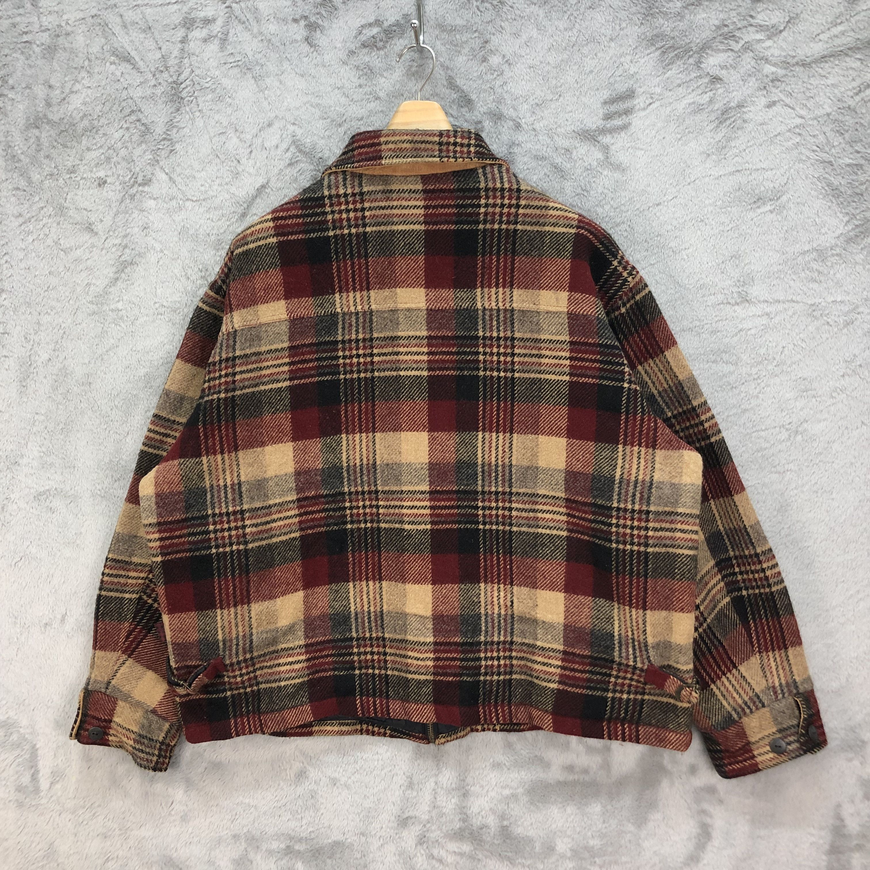 Woolrich Woolen Mills WOOLRICH RUGGED WOOL CHECKED TARTAN JACKET #5502-194 Size US L / EU 52-54 / 3 - 9 Thumbnail