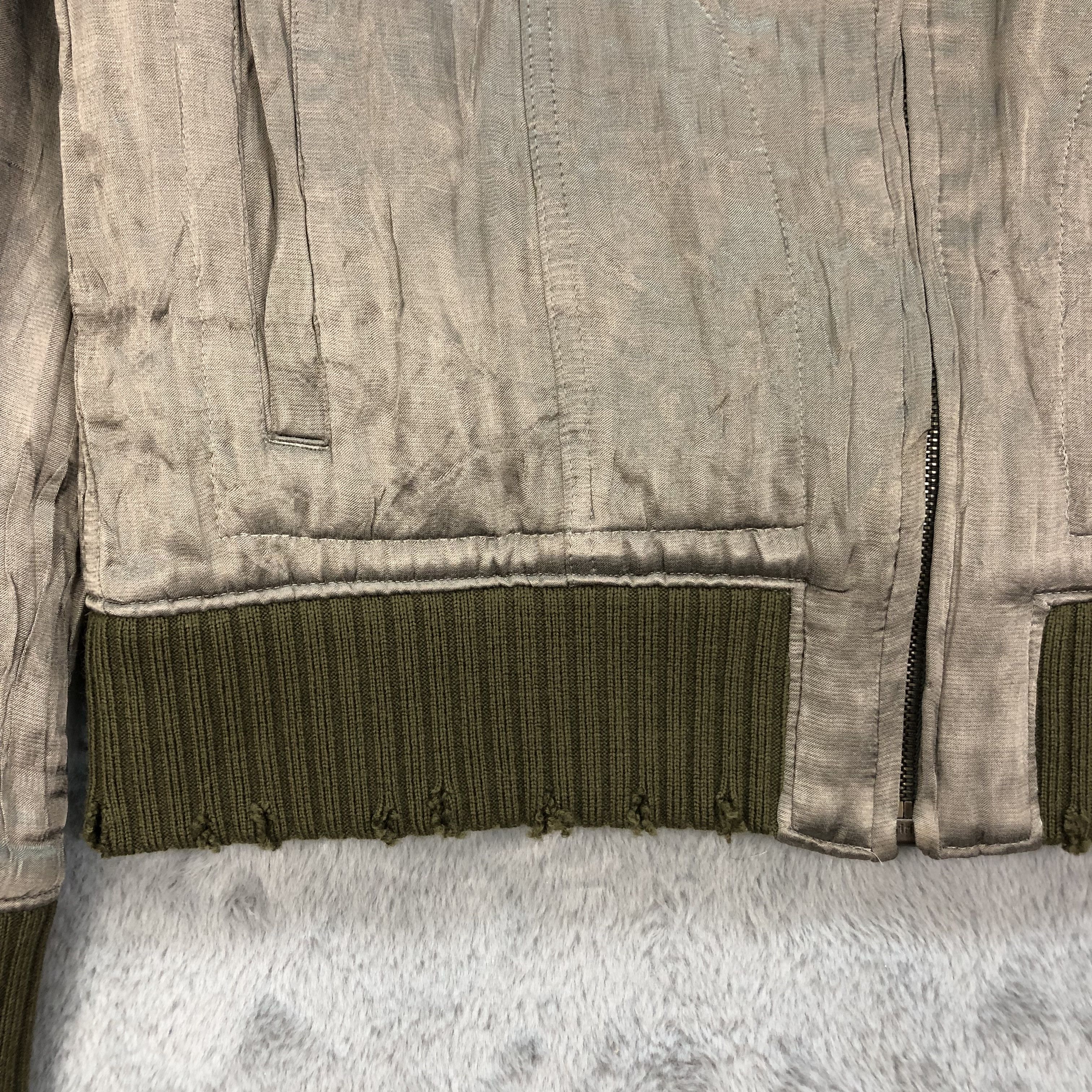 Japanese Brand INCERTUS TRASHED DESIGN JACKET RIRI ZIP #6469-68 Size US M / EU 48-50 / 2 - 7 Thumbnail