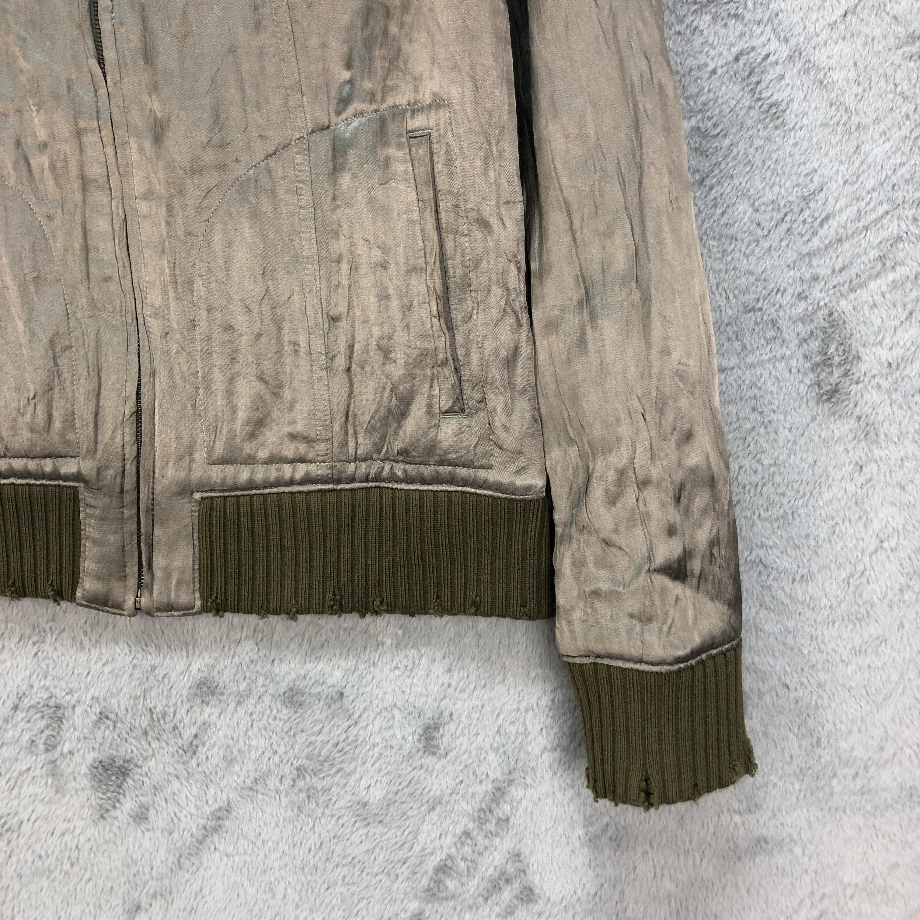 Japanese Brand INCERTUS TRASHED DESIGN JACKET RIRI ZIP #6469-68 Size US M / EU 48-50 / 2 - 8 Thumbnail