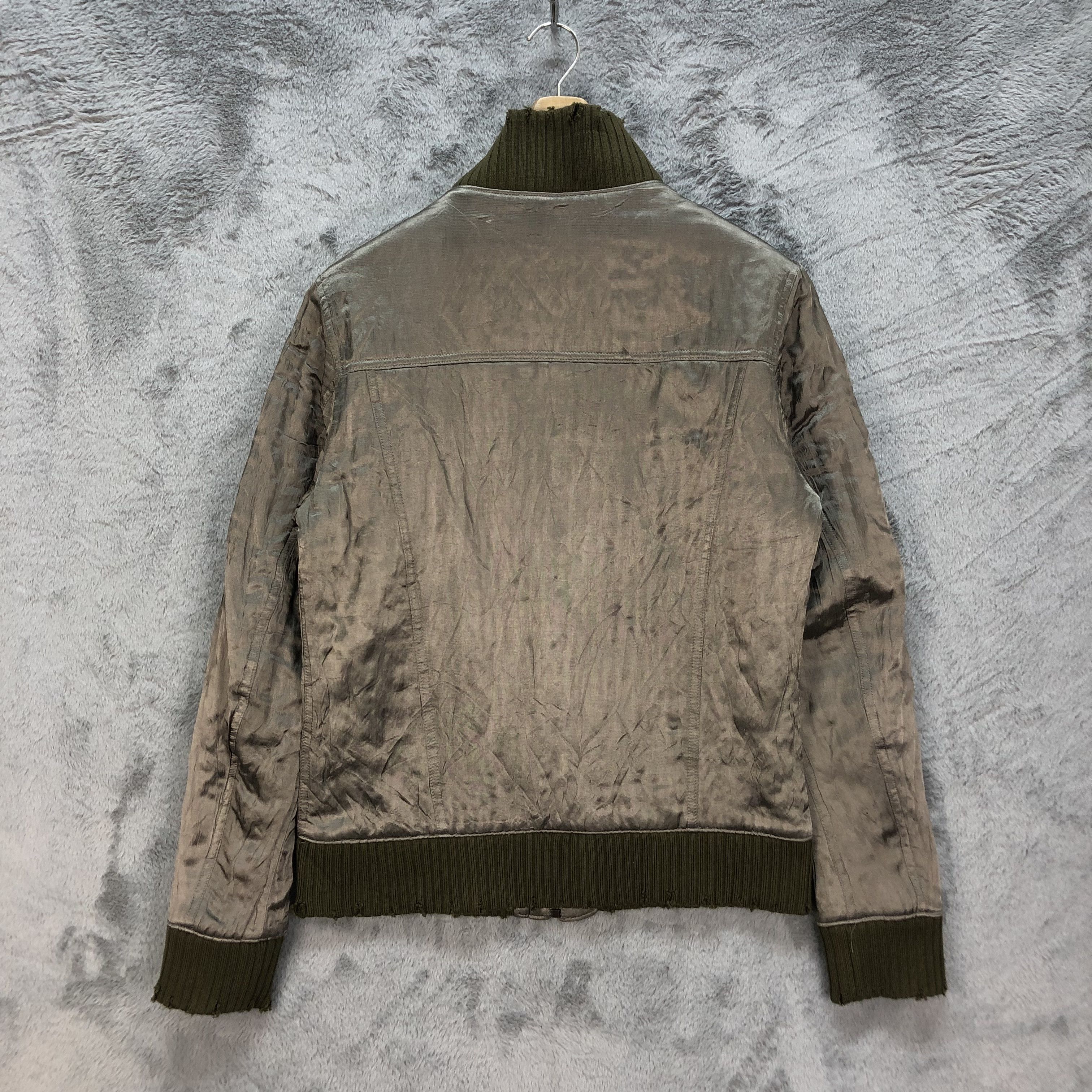 Japanese Brand INCERTUS TRASHED DESIGN JACKET RIRI ZIP #6469-68 Size US M / EU 48-50 / 2 - 15 Thumbnail