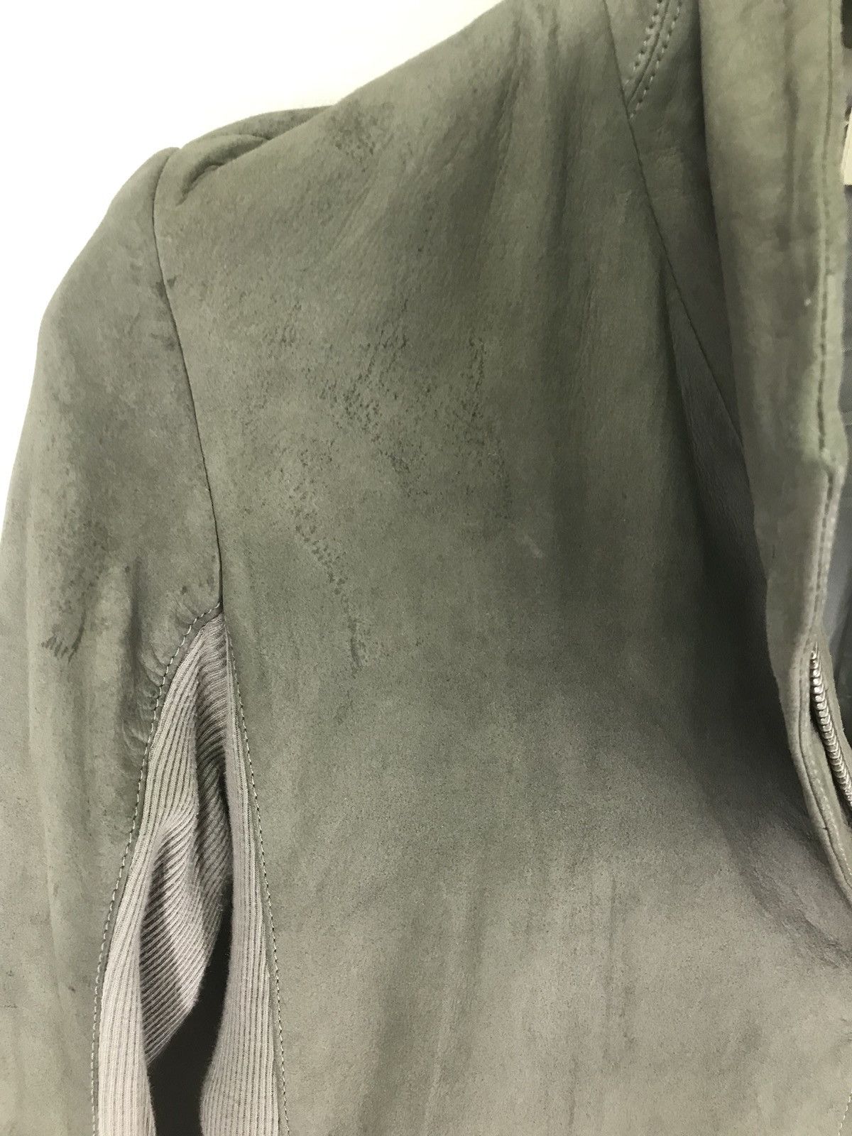 Helmut Lang 2000s Helmut Lang Biker Paper Leather Jacket Size US XS / EU 42 / 0 - 6 Thumbnail