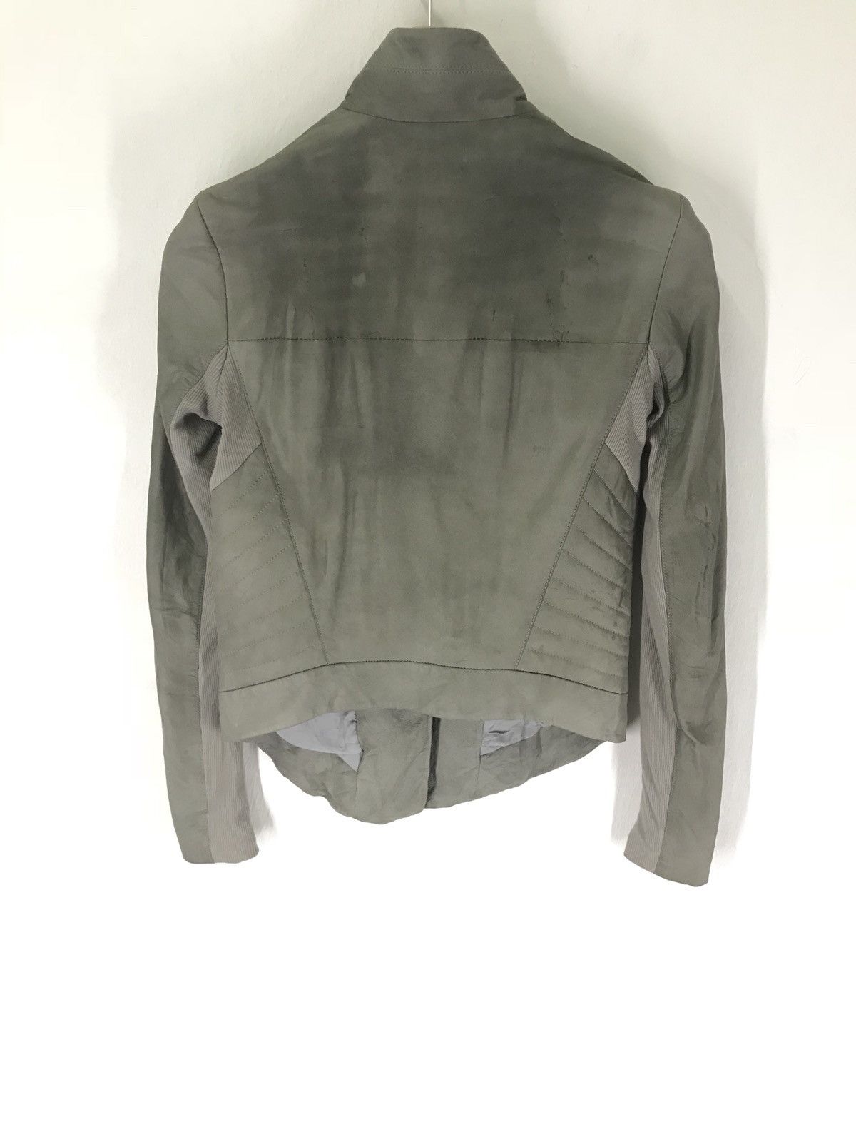 Helmut Lang 2000s Helmut Lang Biker Paper Leather Jacket Size US XS / EU 42 / 0 - 14 Thumbnail