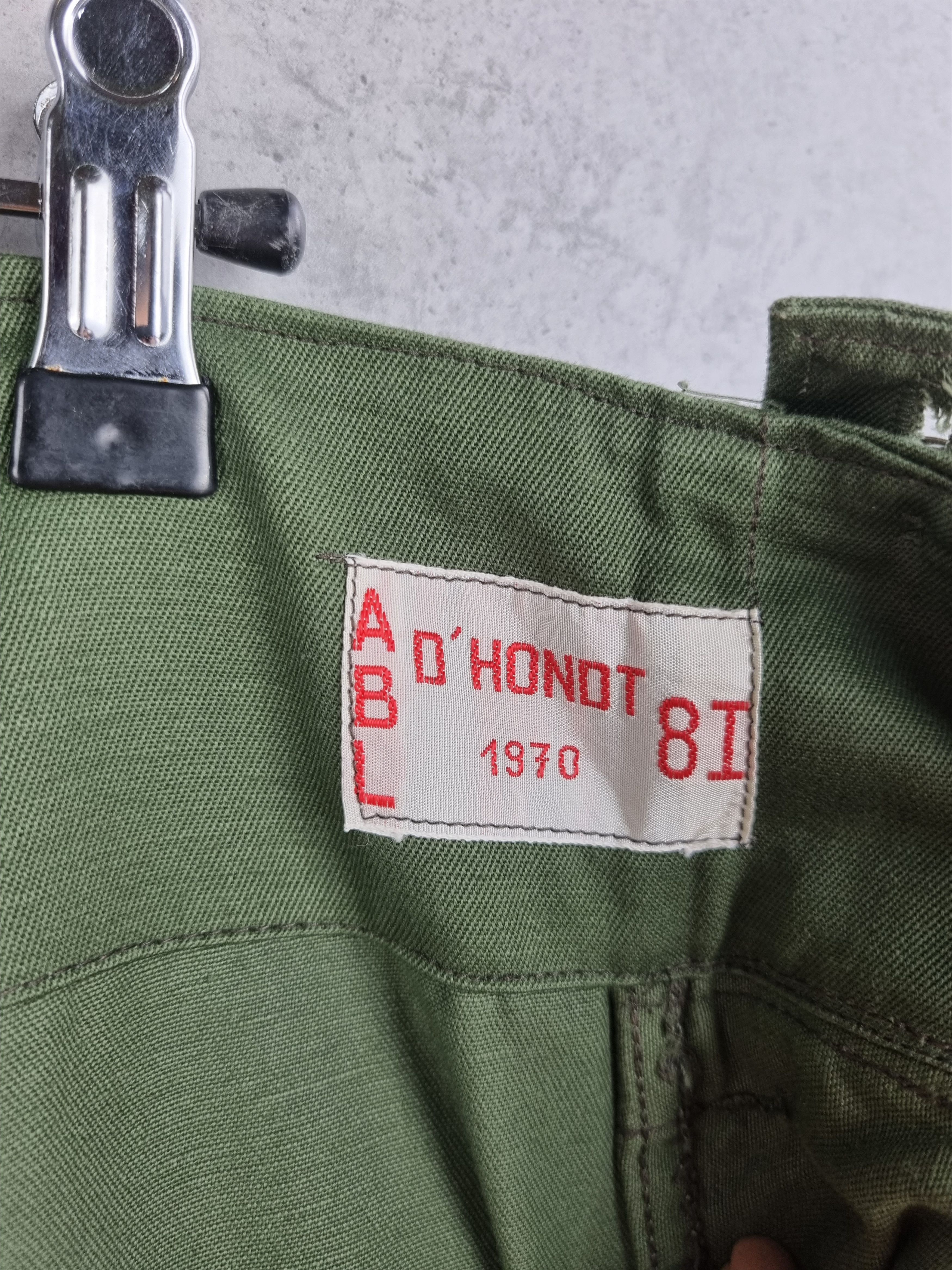 Japanese Brand × Vintage Rare 70s Military Single Stitch Bootcut Pants Size US 34 / EU 50 - 2 Thumbnail