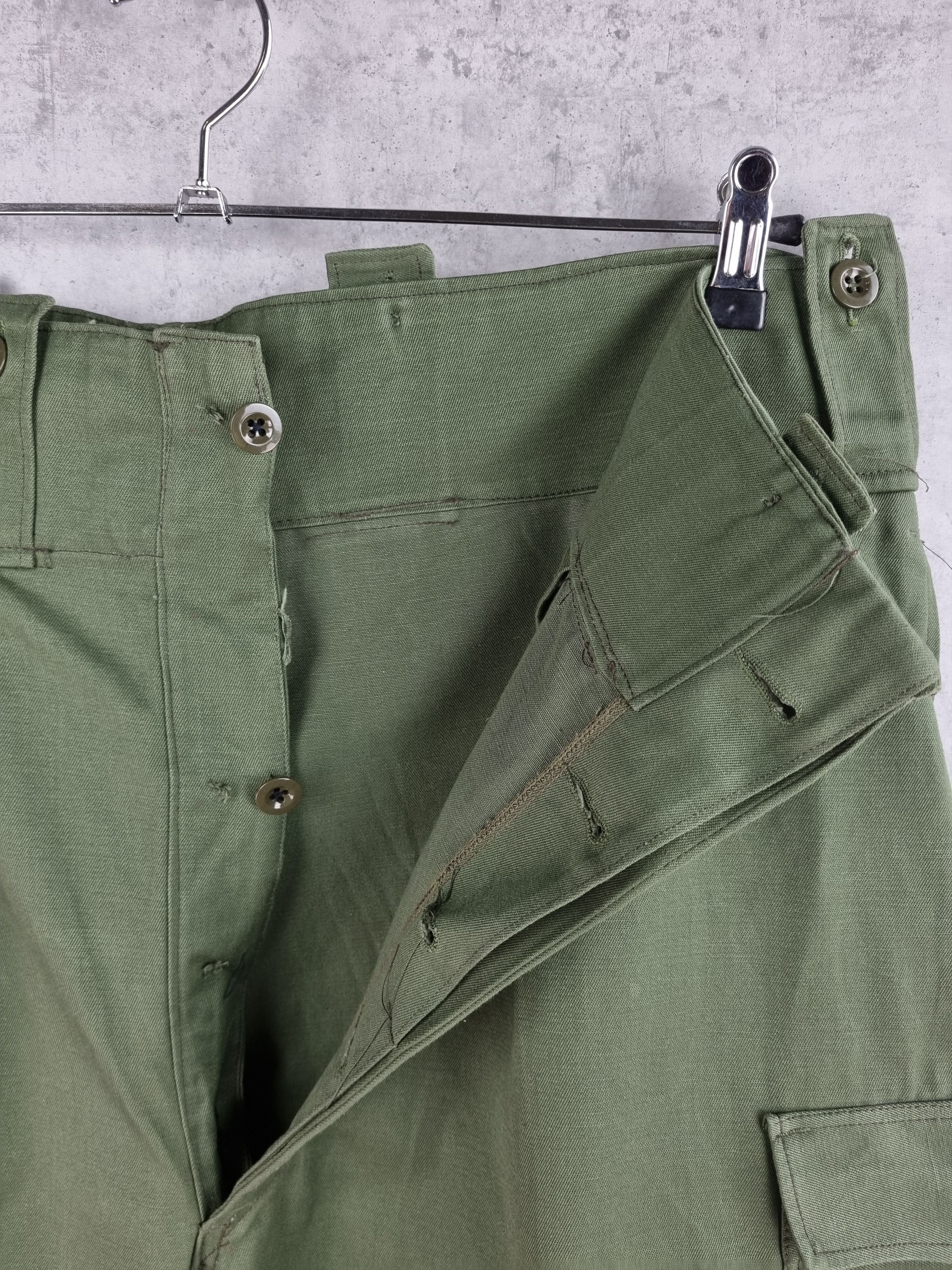 Japanese Brand × Vintage Rare 70s Military Single Stitch Bootcut Pants Size US 34 / EU 50 - 11 Thumbnail