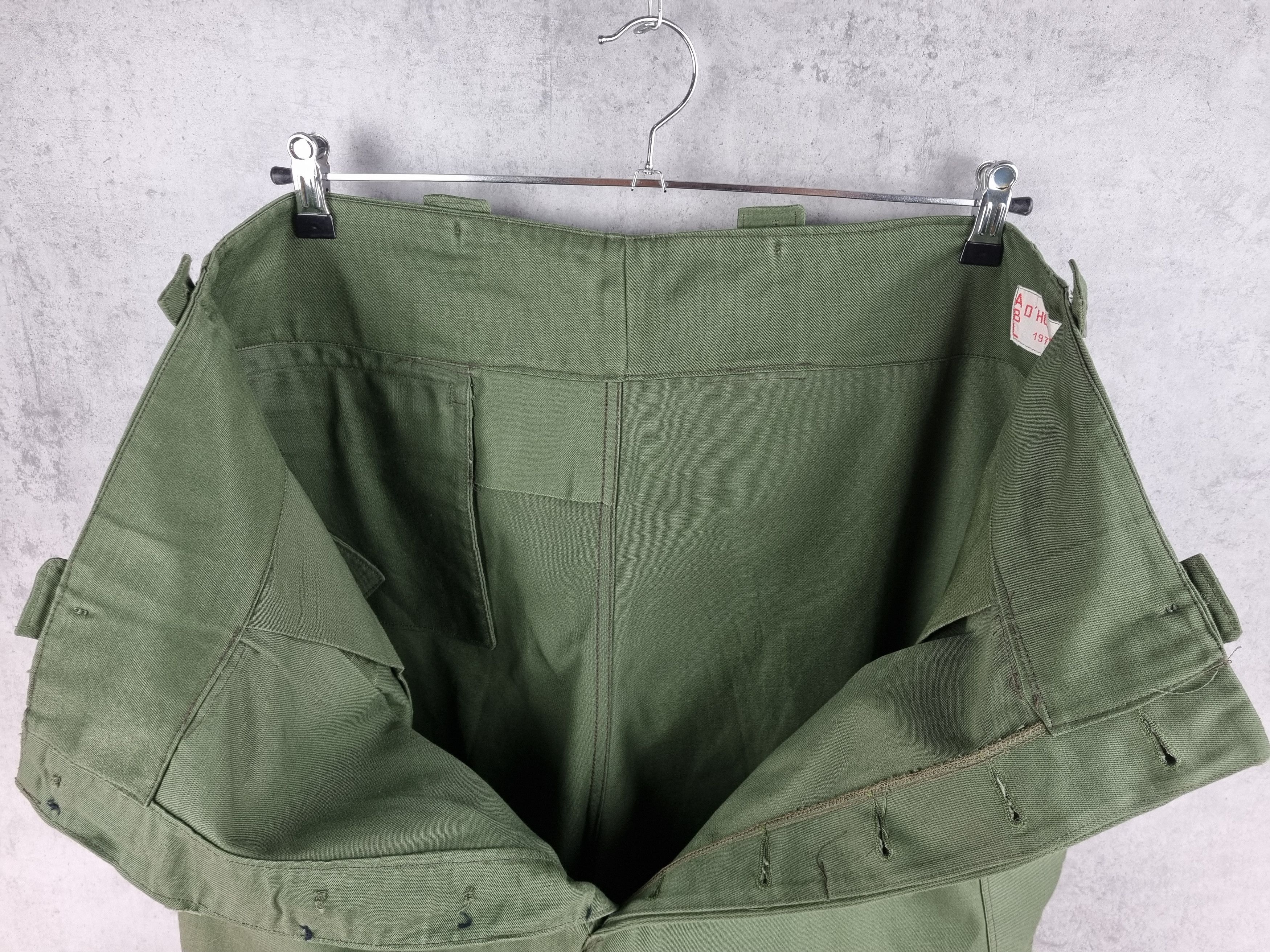 Japanese Brand × Vintage Rare 70s Military Single Stitch Bootcut Pants Size US 34 / EU 50 - 10 Thumbnail