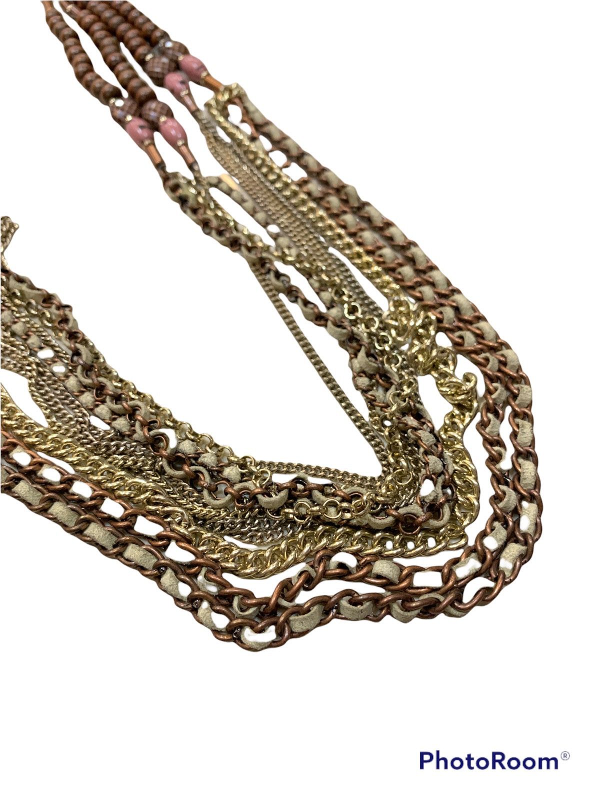 Armani Exchange AX BEADS NECKLACE MULTILAYERS NECKLACE Size ONE SIZE - 3 Thumbnail