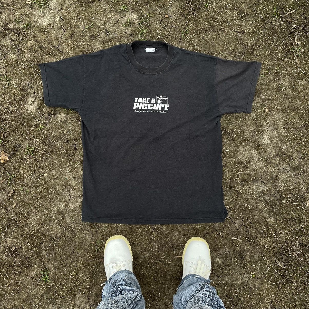 Vintage Y2K ADULT “ Take Masturbate Later “ Buymypiece Tee