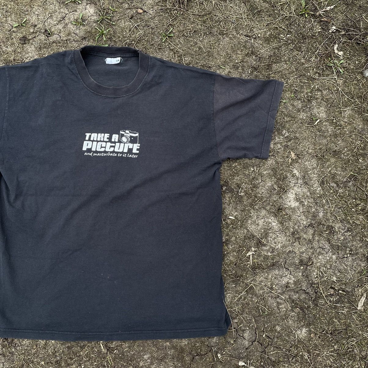 Vintage Vintage Y2K ADULT “ Take Masturbate Later “ Buymypiece Tee Size US XL / EU 56 / 4 - 3 Thumbnail