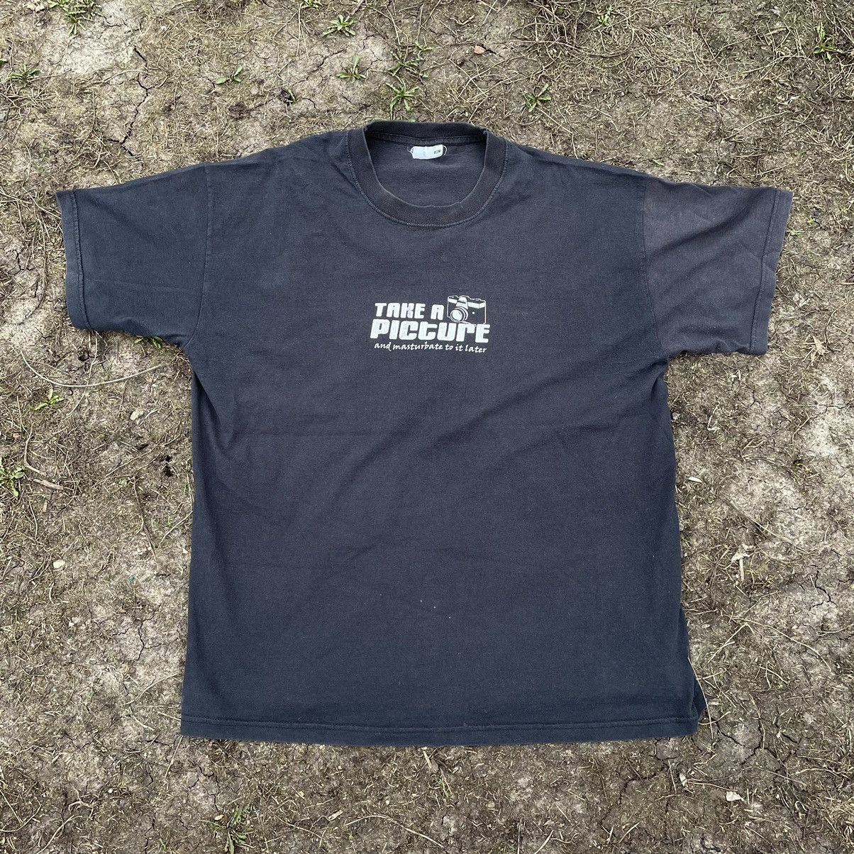 Vintage Vintage Y2K ADULT “ Take Masturbate Later “ Buymypiece Tee Size US XL / EU 56 / 4 - 2 Thumbnail