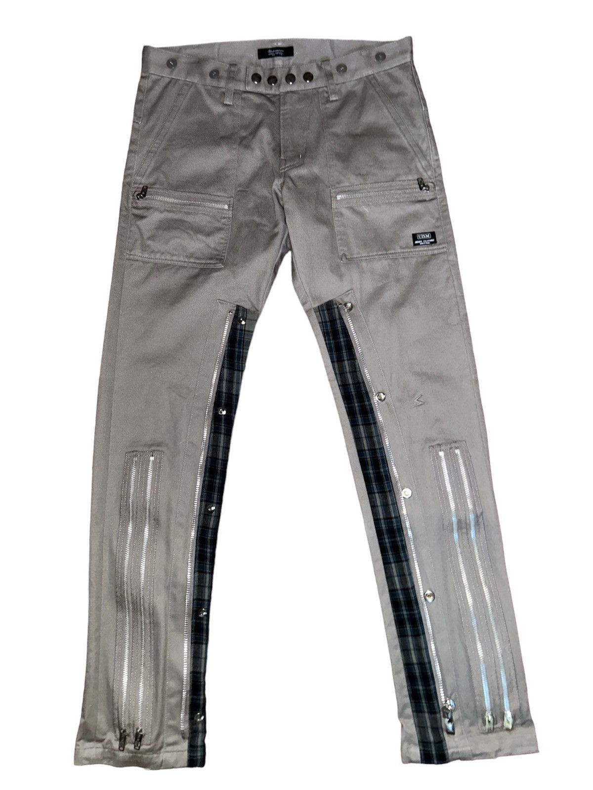 Jun Takahashi AW08 Unrealclothes Zip Bondage Lightning Bolt Pants Size US 30 / EU 46 - 1 Thumbnail