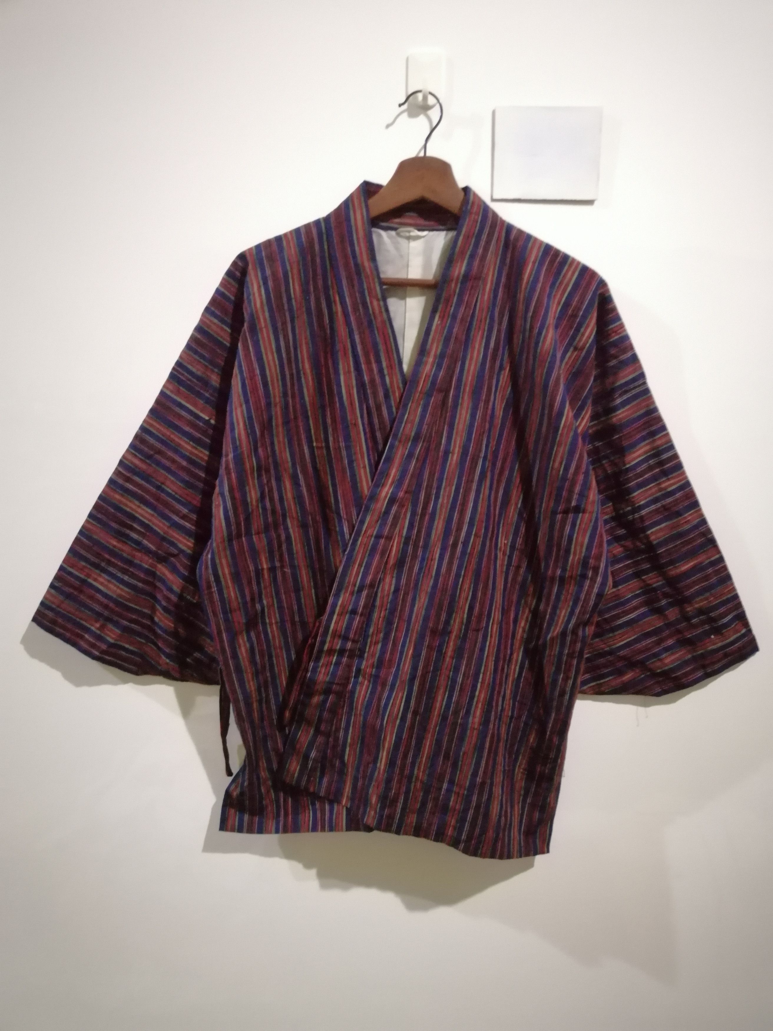Japanese Brand Vintage kimono noragi haori hanten jinbei cardingan K1 Size US XL / EU 56 / 4 - 1 Thumbnail