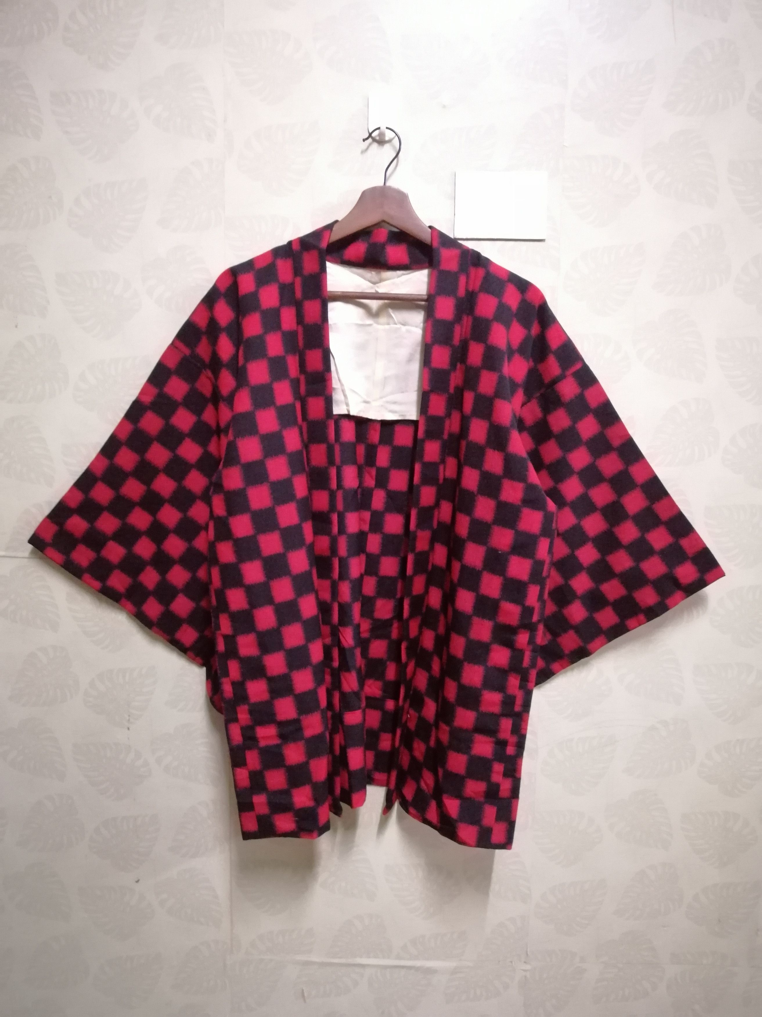 Japanese Brand Vintage tartan kimono noragi haori hanten jinbei jacket KPD1 Size US L / EU 52-54 / 3 - 2 Thumbnail
