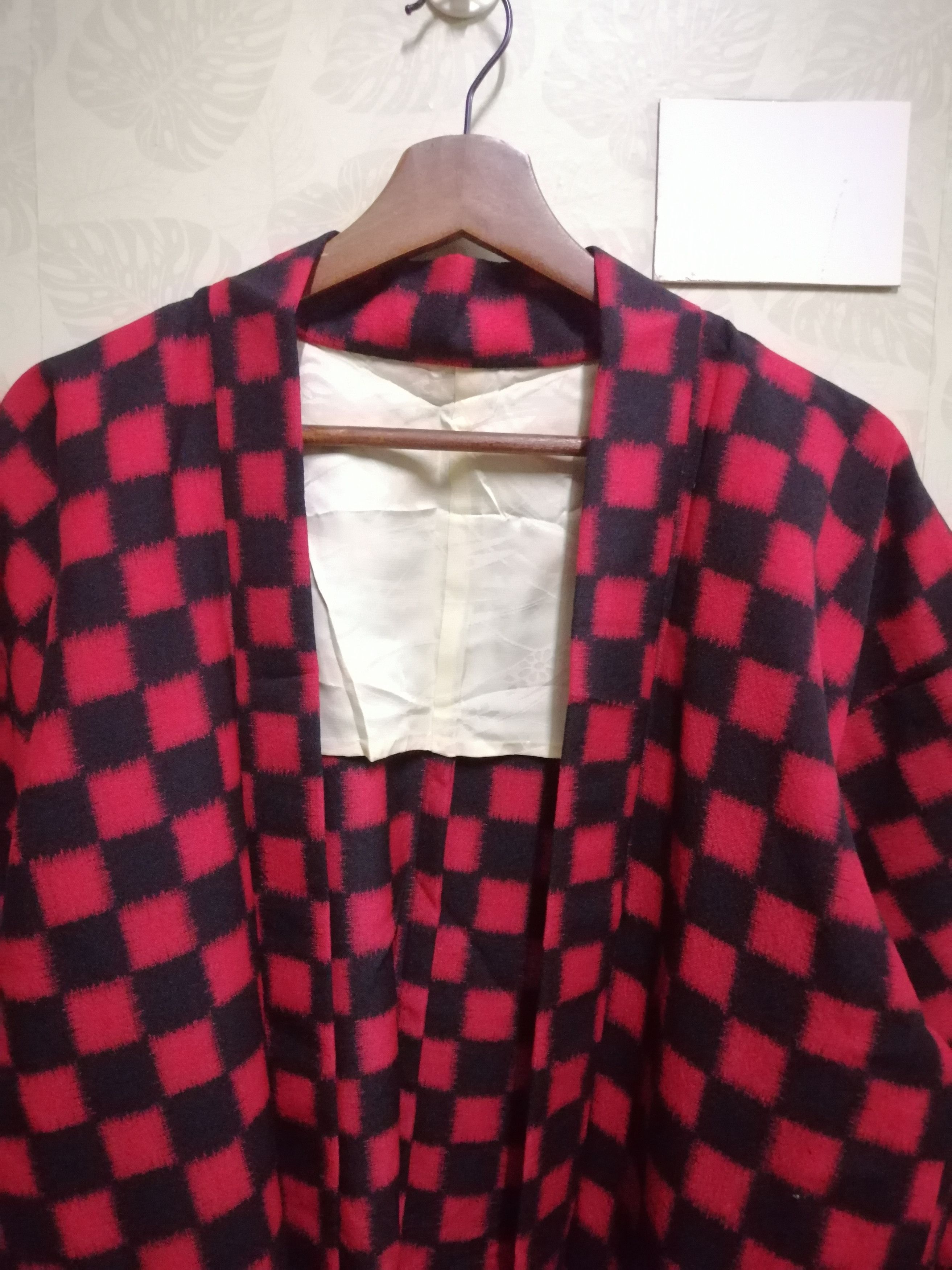 Japanese Brand Vintage tartan kimono noragi haori hanten jinbei jacket KPD1 Size US L / EU 52-54 / 3 - 3 Thumbnail