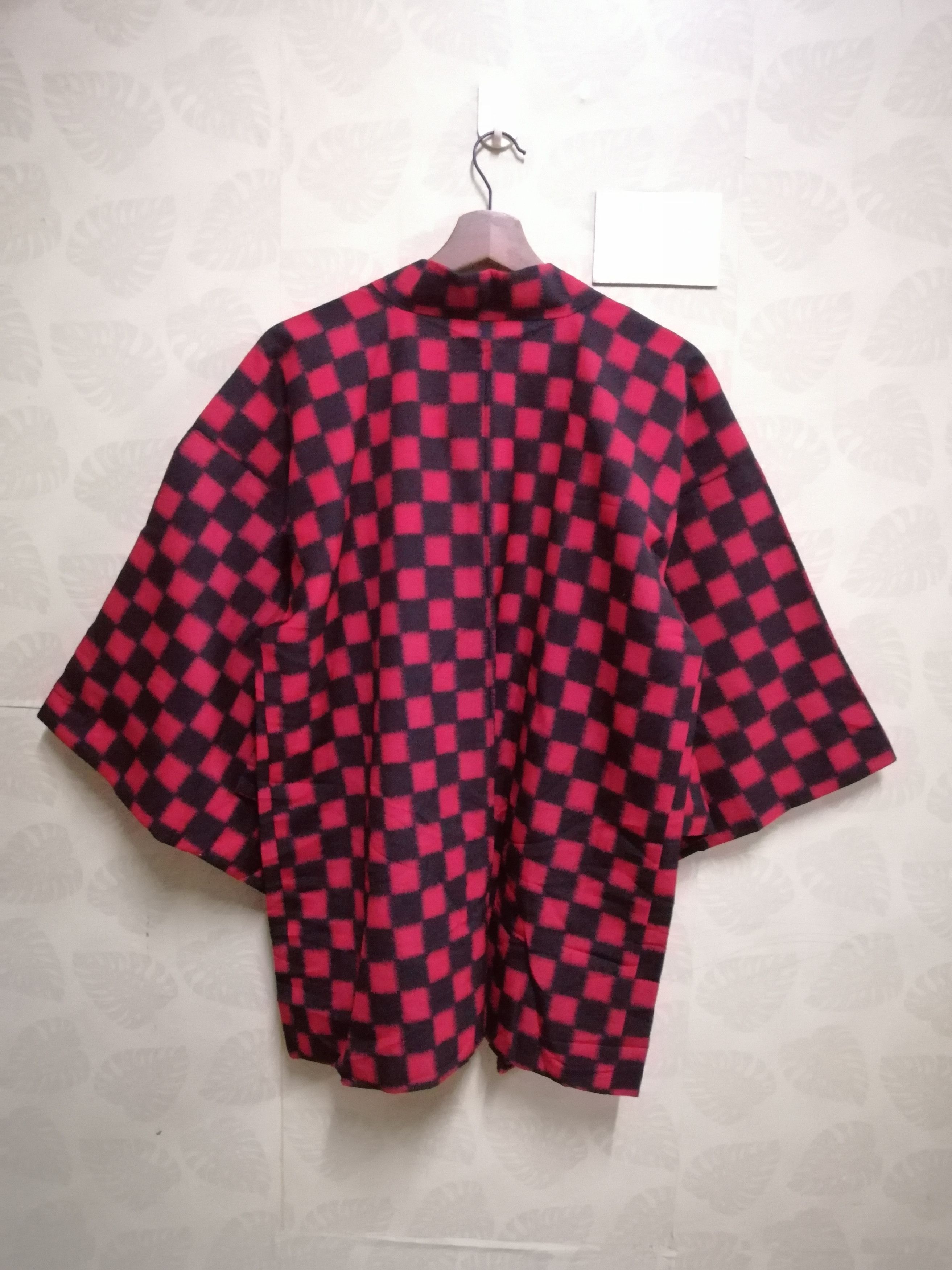 Japanese Brand Vintage tartan kimono noragi haori hanten jinbei jacket KPD1 Size US L / EU 52-54 / 3 - 5 Thumbnail
