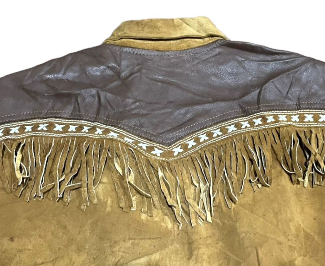 Chevignon Vintage Chevignon Cowboy Frontier Fashion Leather Jacket Size M / US 6-8 / IT 42-44 - 7 Thumbnail