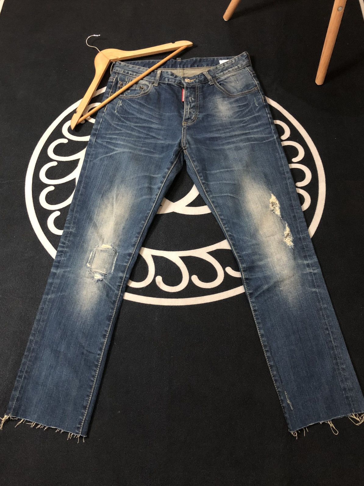 Dsquared2 VINTAGE DSQUARED2 DISTRESSED DENIM JEANS Size US 31 - 1 Thumbnail