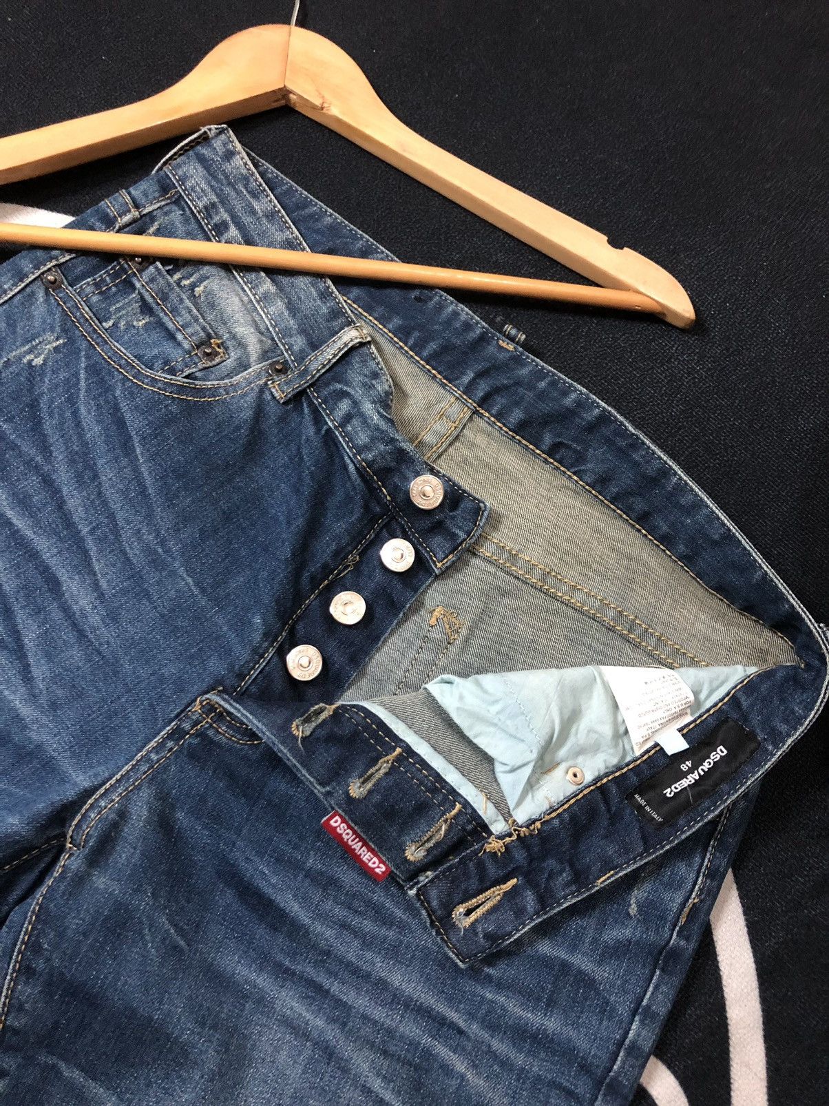 Dsquared2 VINTAGE DSQUARED2 DISTRESSED DENIM JEANS Size US 31 - 4 Thumbnail