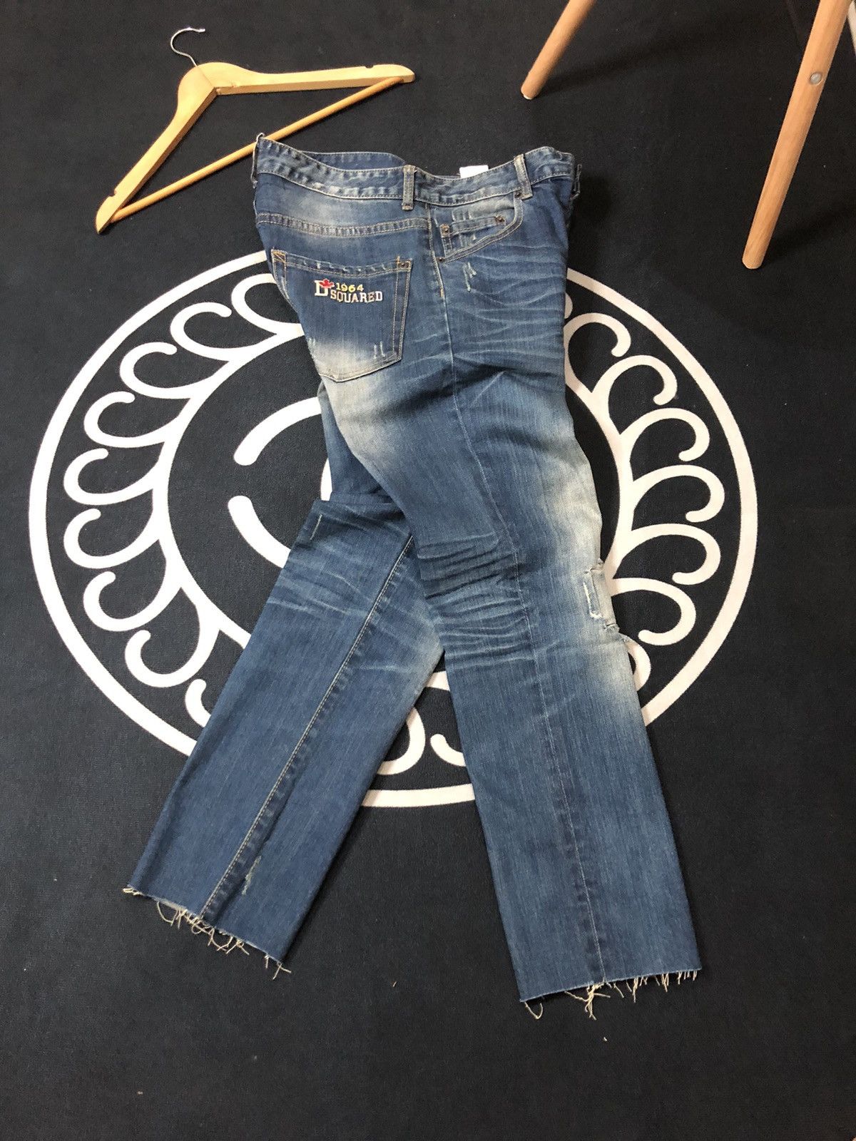 Dsquared2 VINTAGE DSQUARED2 DISTRESSED DENIM JEANS Size US 31 - 10 Thumbnail