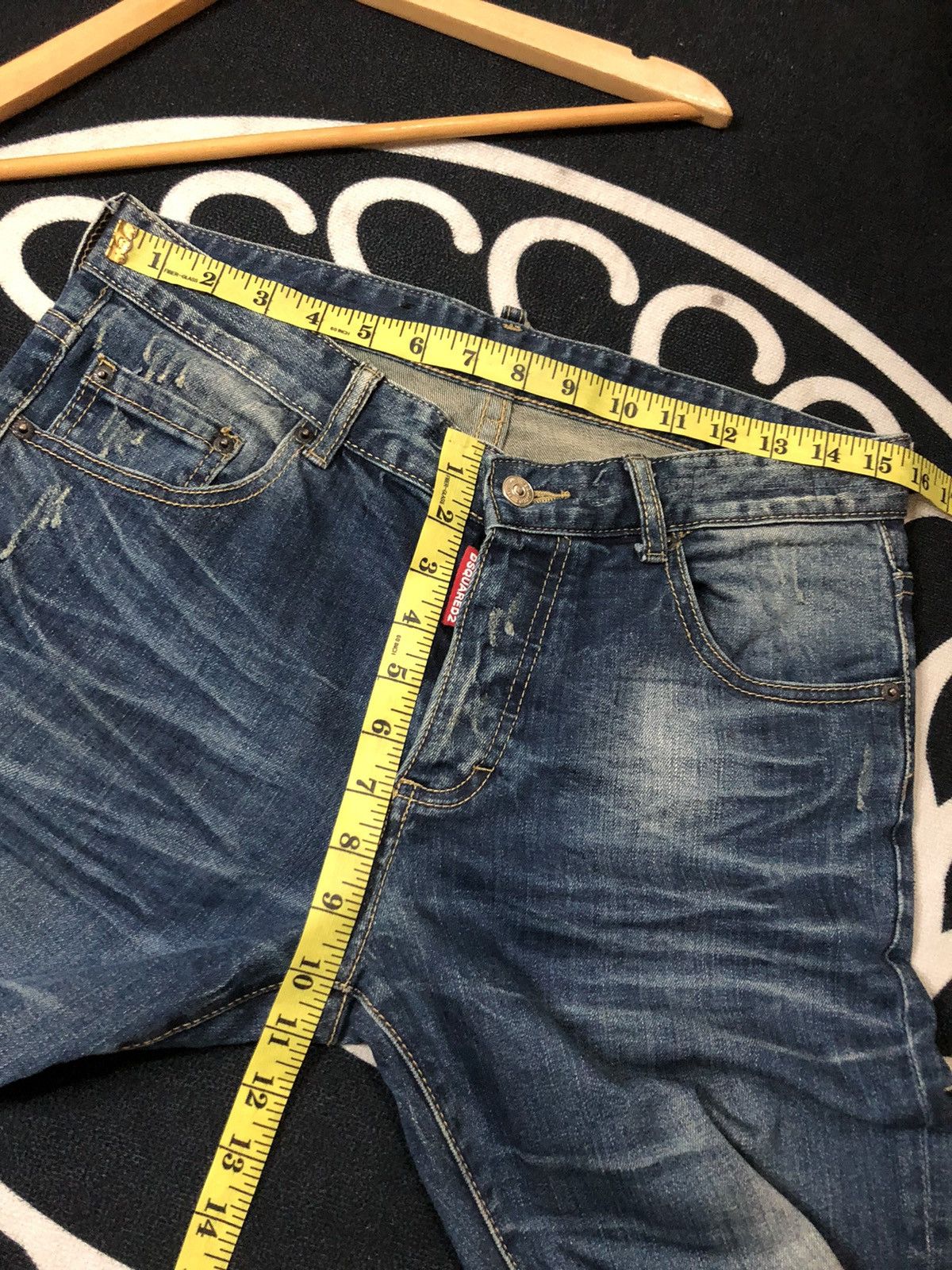 Dsquared2 VINTAGE DSQUARED2 DISTRESSED DENIM JEANS Size US 31 - 15 Thumbnail