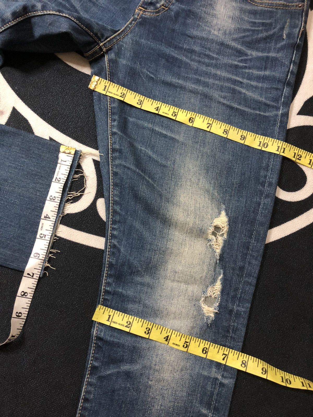 Dsquared2 VINTAGE DSQUARED2 DISTRESSED DENIM JEANS Size US 31 - 14 Thumbnail