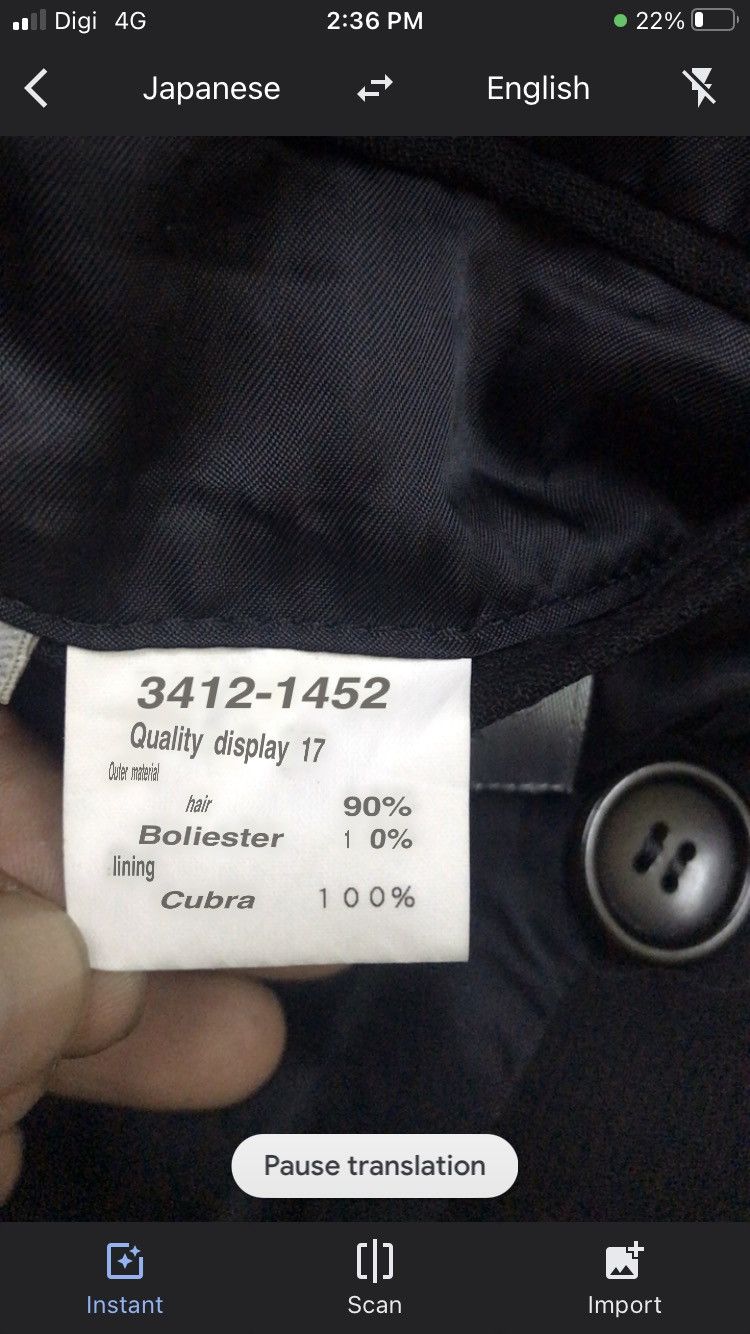 Designer × Japanese Brand × Kenzo vintage kenzo blazer double breasted Size 40R - 9 Thumbnail