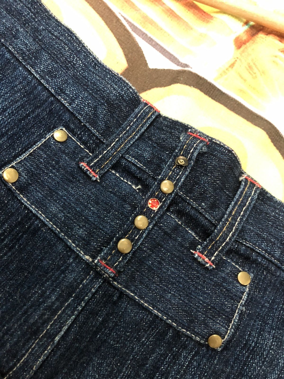 Japanese Brand VINTAGE JAPANESE SUKAJAN BIG DRAGON PRINTED DENIM JEANS Size US 32 / EU 48 - 12 Thumbnail