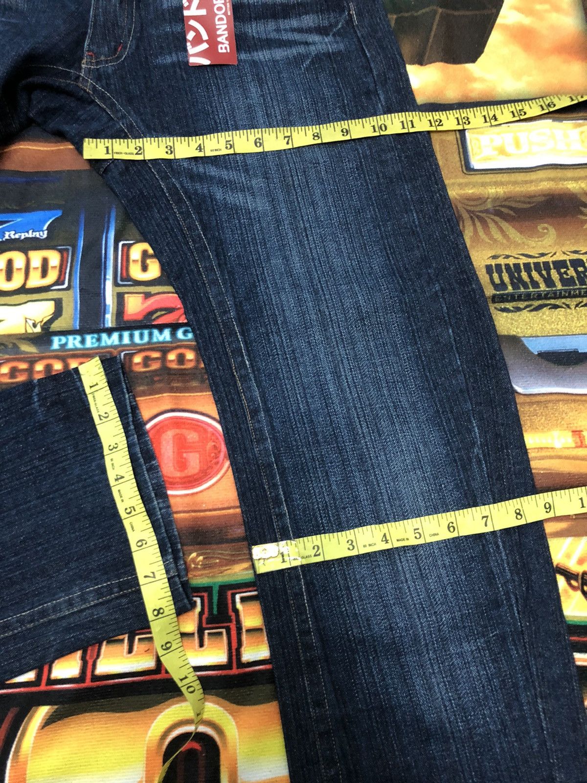 Japanese Brand VINTAGE JAPANESE SUKAJAN BIG DRAGON PRINTED DENIM JEANS Size US 32 / EU 48 - 15 Thumbnail