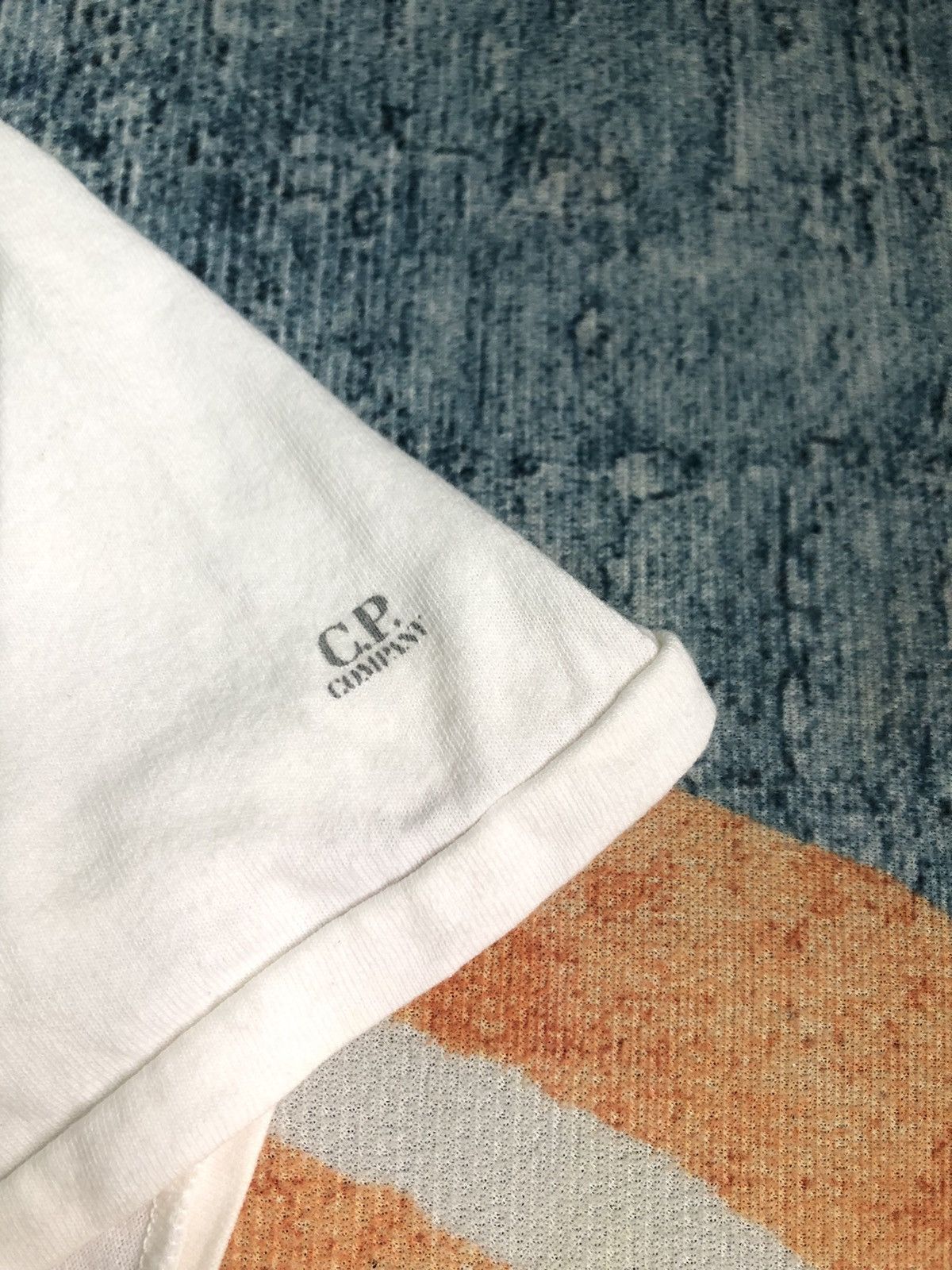 C.P. Company × Massimo Osti × Vintage VINTAGE C.P COMPANY SHORT SLEEVE HOODIE Size US L / EU 52-54 / 3 - 3 Thumbnail