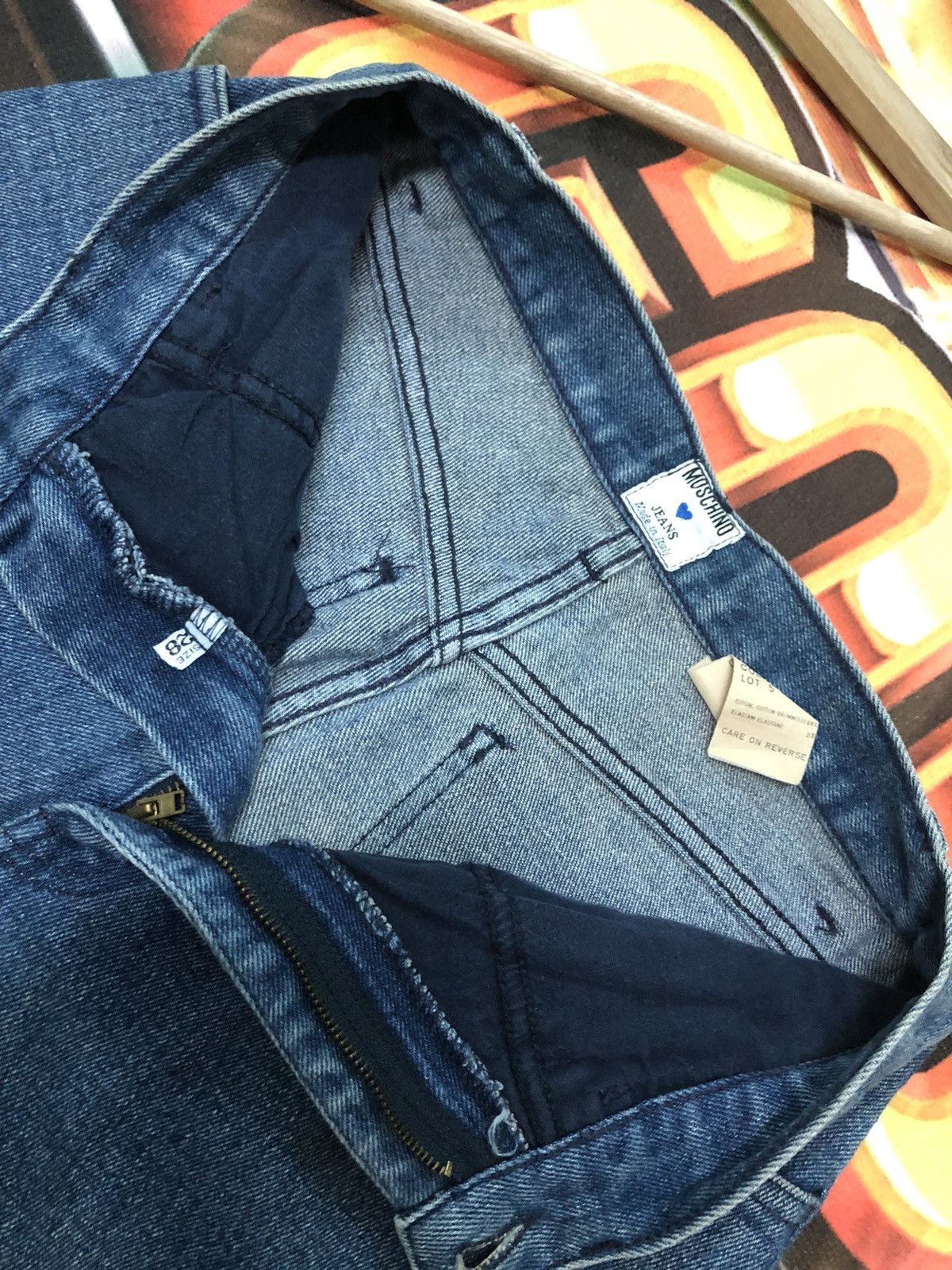 Moschino × Vintage VINTAGE MOSCHINO BAGGY FIT MADE IN ITALY 🇮🇹 Size US 26 / EU 42 - 8 Thumbnail