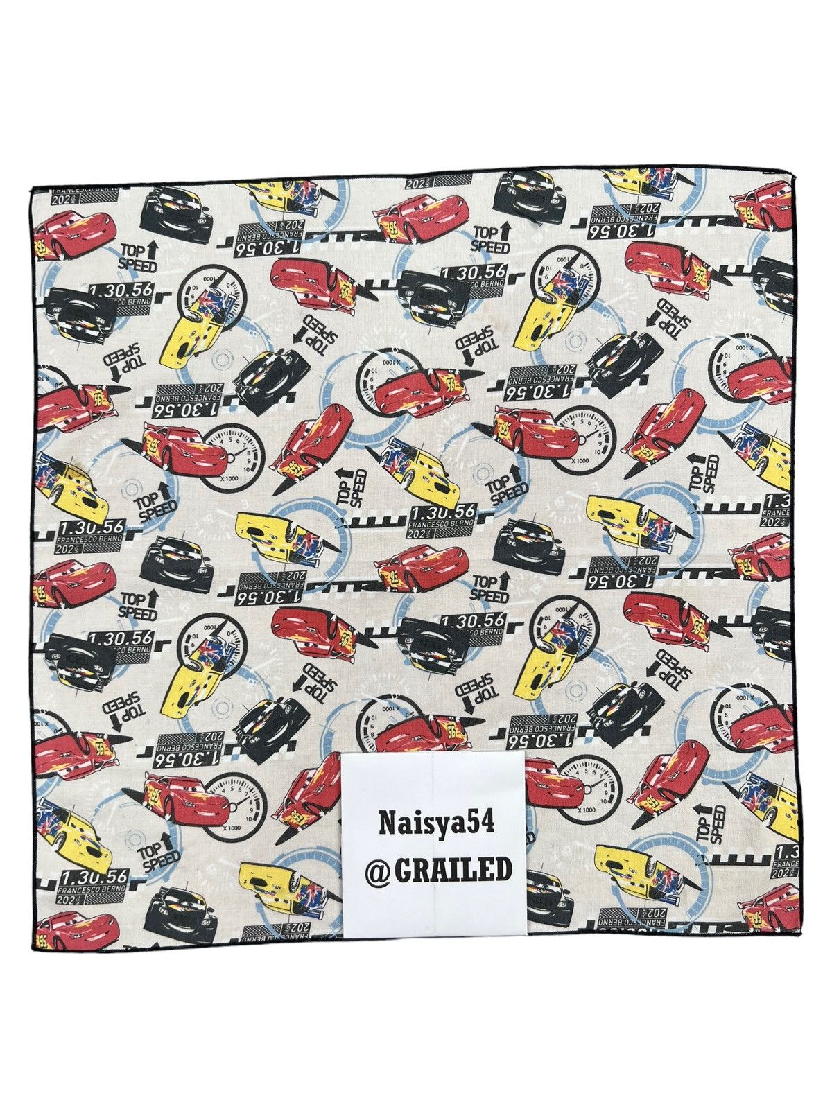 Disney Cars Handkerchief Neckerchief Bandana Pocketsquare Size ONE SIZE - 5 Thumbnail