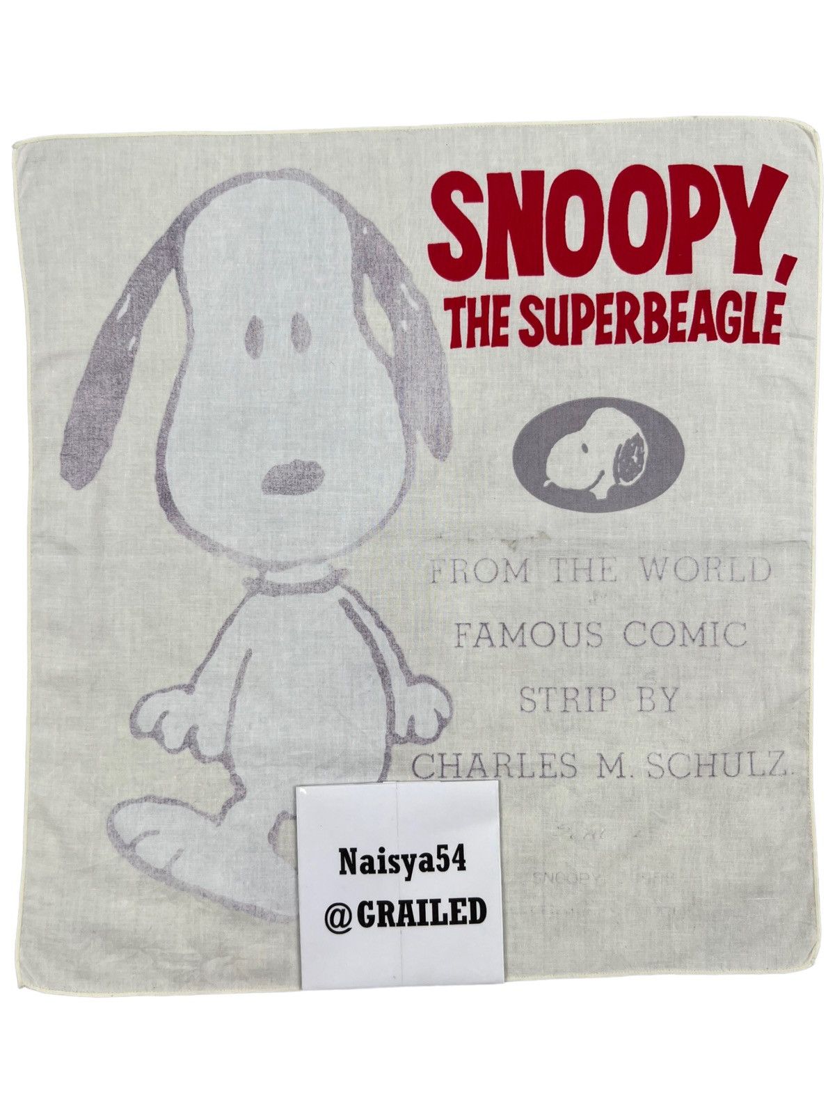 Peanuts Snoopy Handkerchief Neckerchief Bandana Pocketsquare