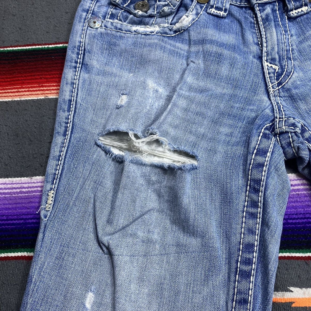 True Religion Vintage True Religion Flare Distressed Jeans Size 33" - 8 Thumbnail