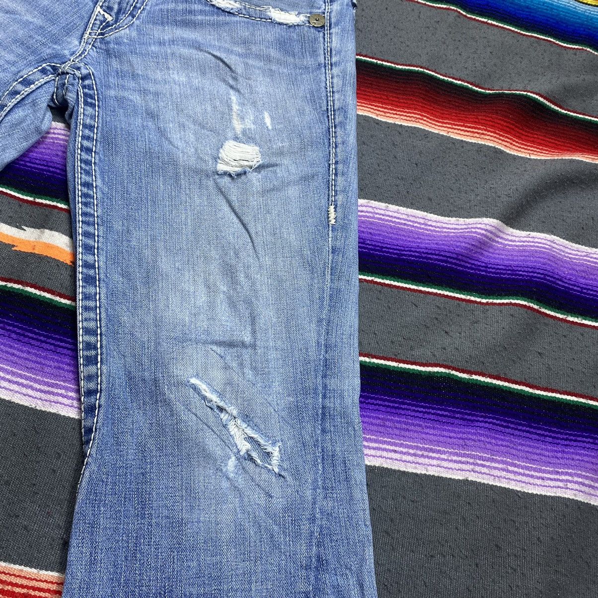 True Religion Vintage True Religion Flare Distressed Jeans Size 33" - 5 Thumbnail