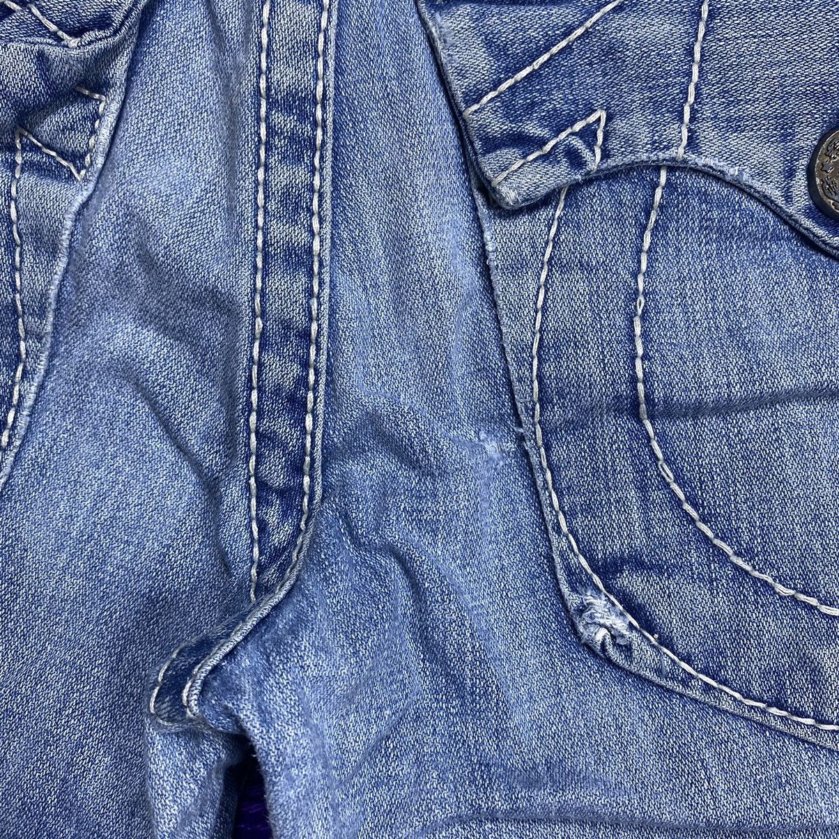 True Religion Vintage True Religion Flare Distressed Jeans Size 33" - 16 Thumbnail