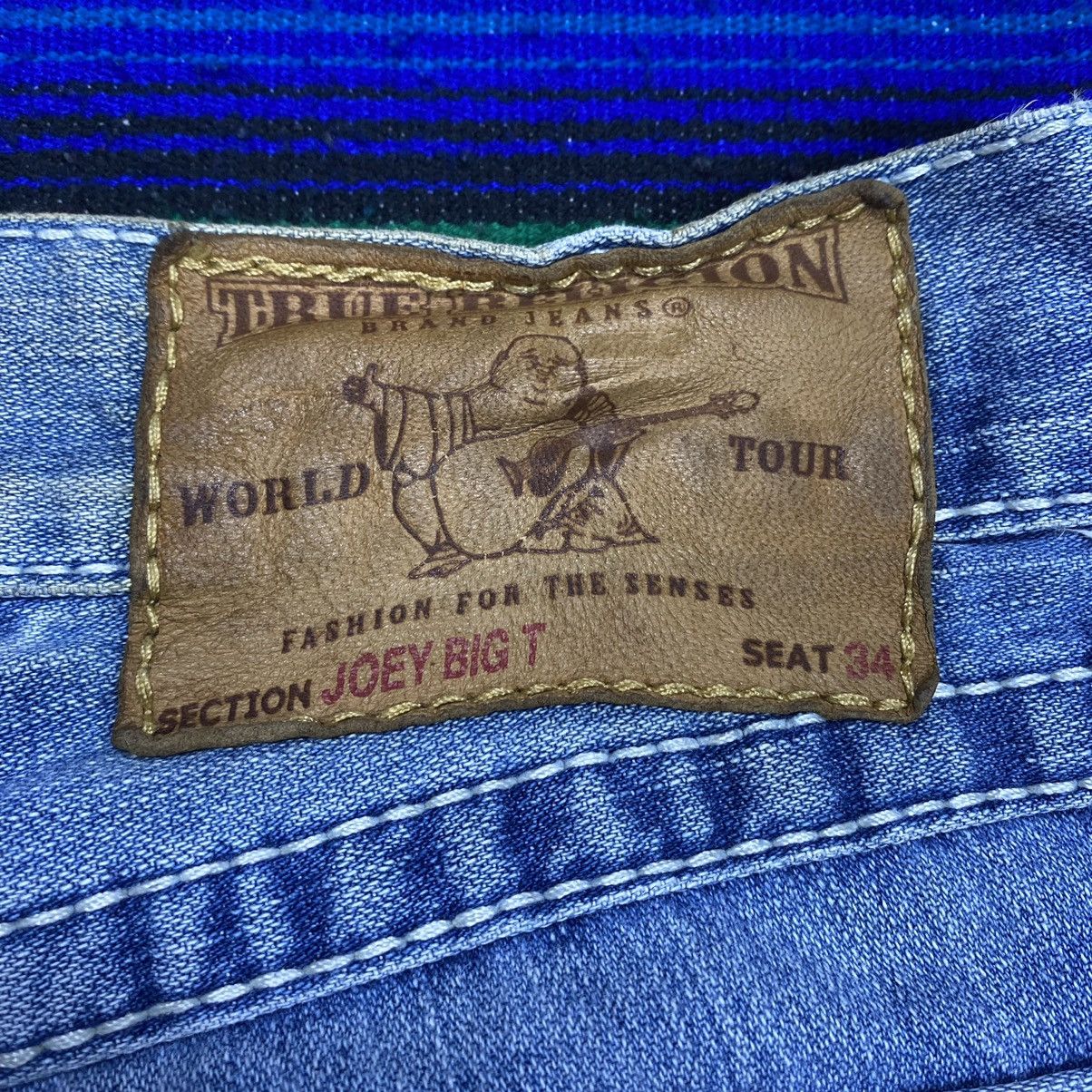 True Religion Vintage True Religion Flare Distressed Jeans Size 33" - 17 Thumbnail