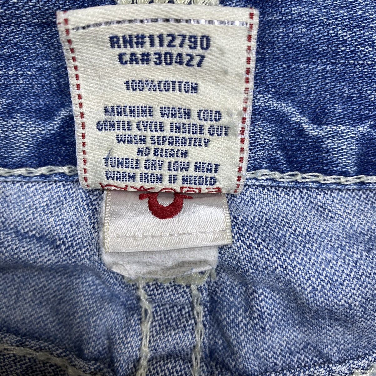 True Religion Vintage True Religion Flare Distressed Jeans Size 33" - 10 Thumbnail
