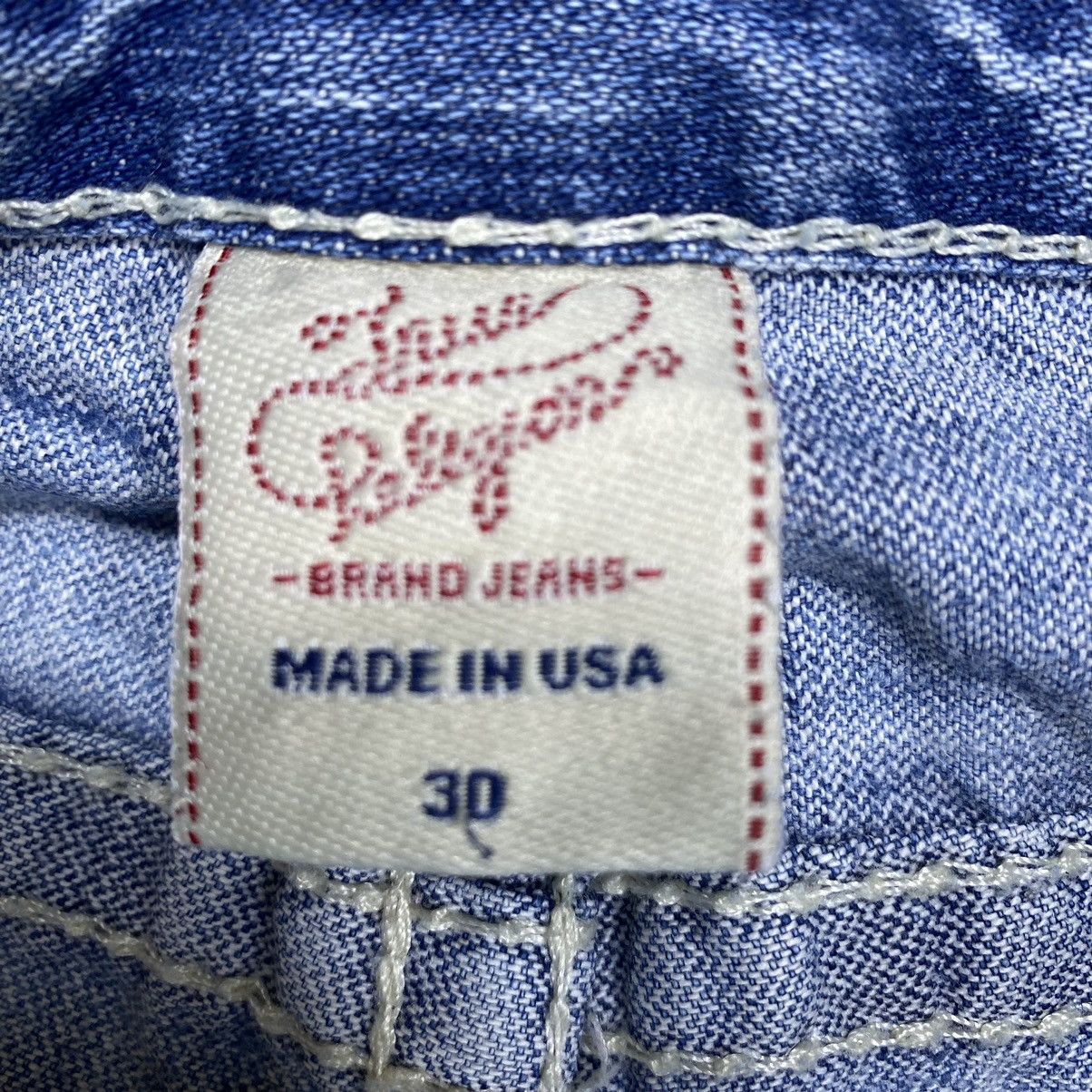 True Religion Vintage True Religion Flare Distressed Jeans Size 33" - 9 Thumbnail