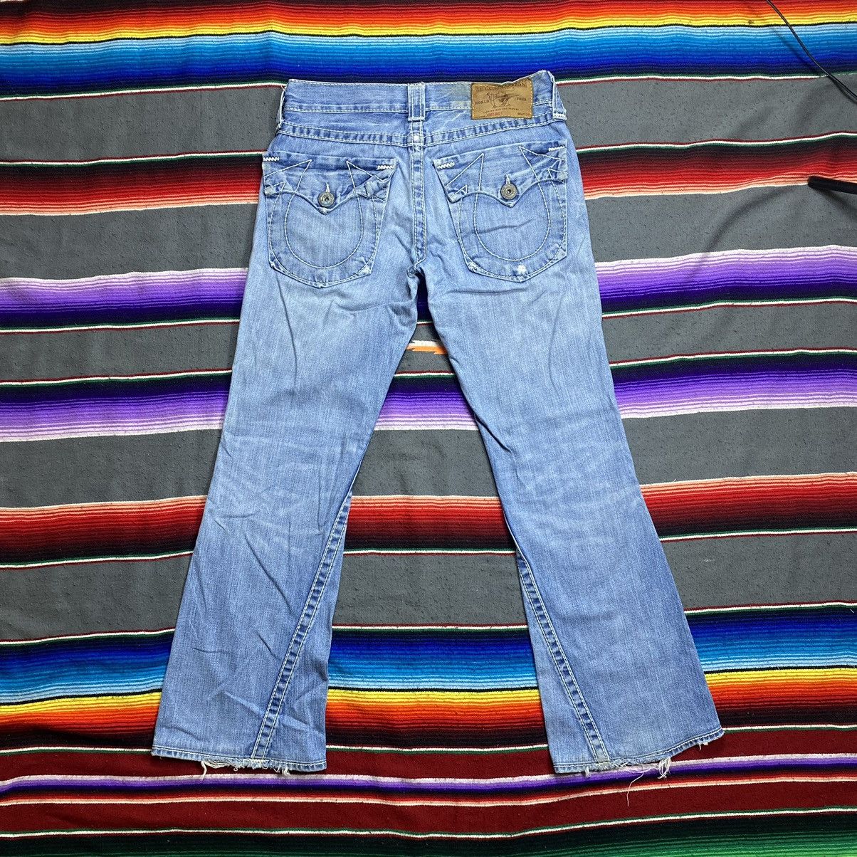 True Religion Vintage True Religion Flare Distressed Jeans Size 33" - 12 Thumbnail