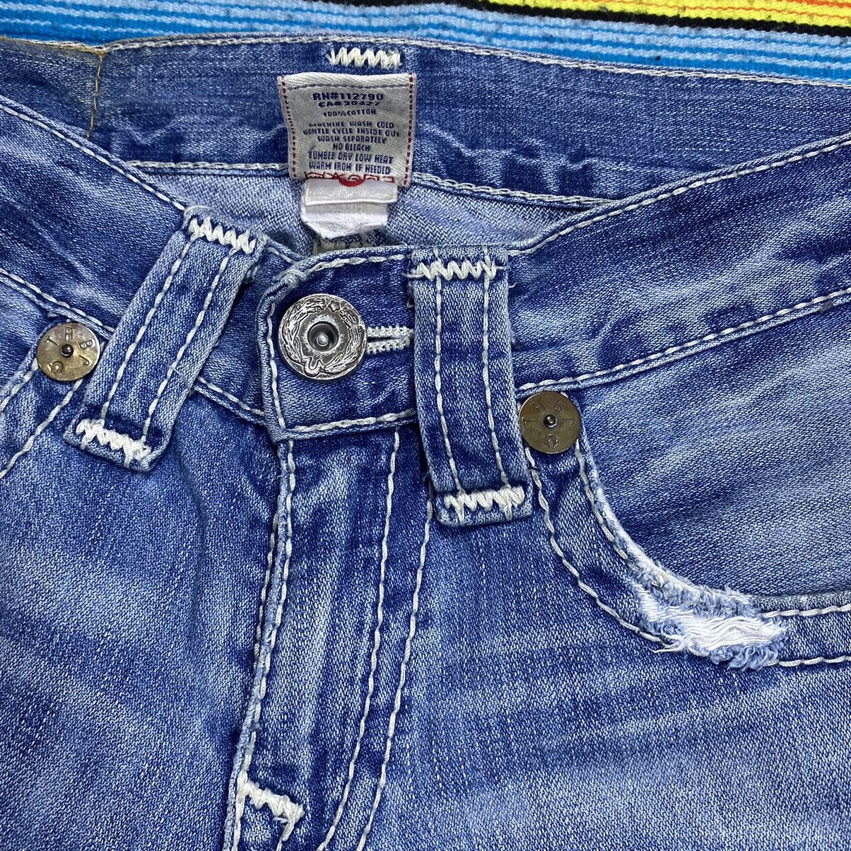 True Religion Vintage True Religion Flare Distressed Jeans Size 33" - 7 Thumbnail