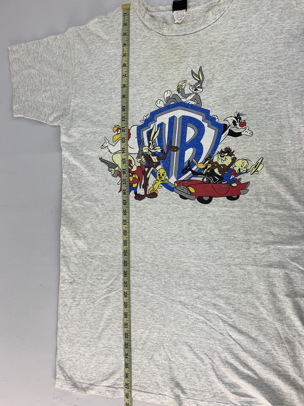 Vintage Warner Bros Studio Store Animation Cartoon Big Printed Tee Size US XL / EU 56 / 4 - 6 Thumbnail