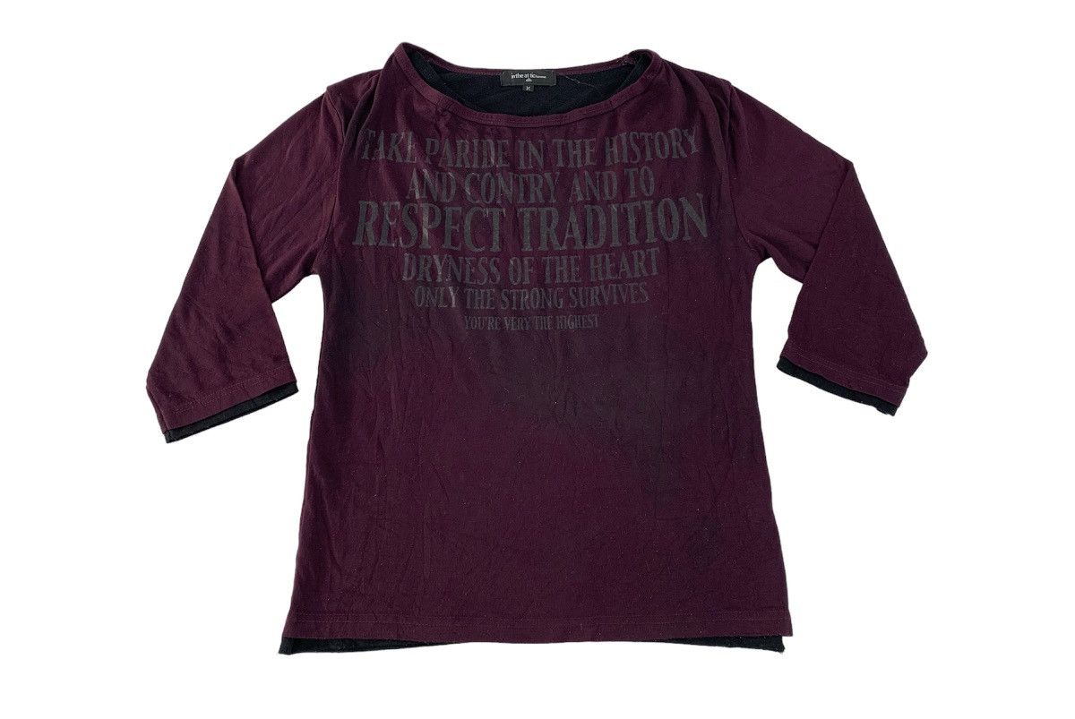 In The Attic In The Attic Homme Humor Quotes Longsleeve Printed Tee Size S / US 4 / IT 40 - 1 Thumbnail