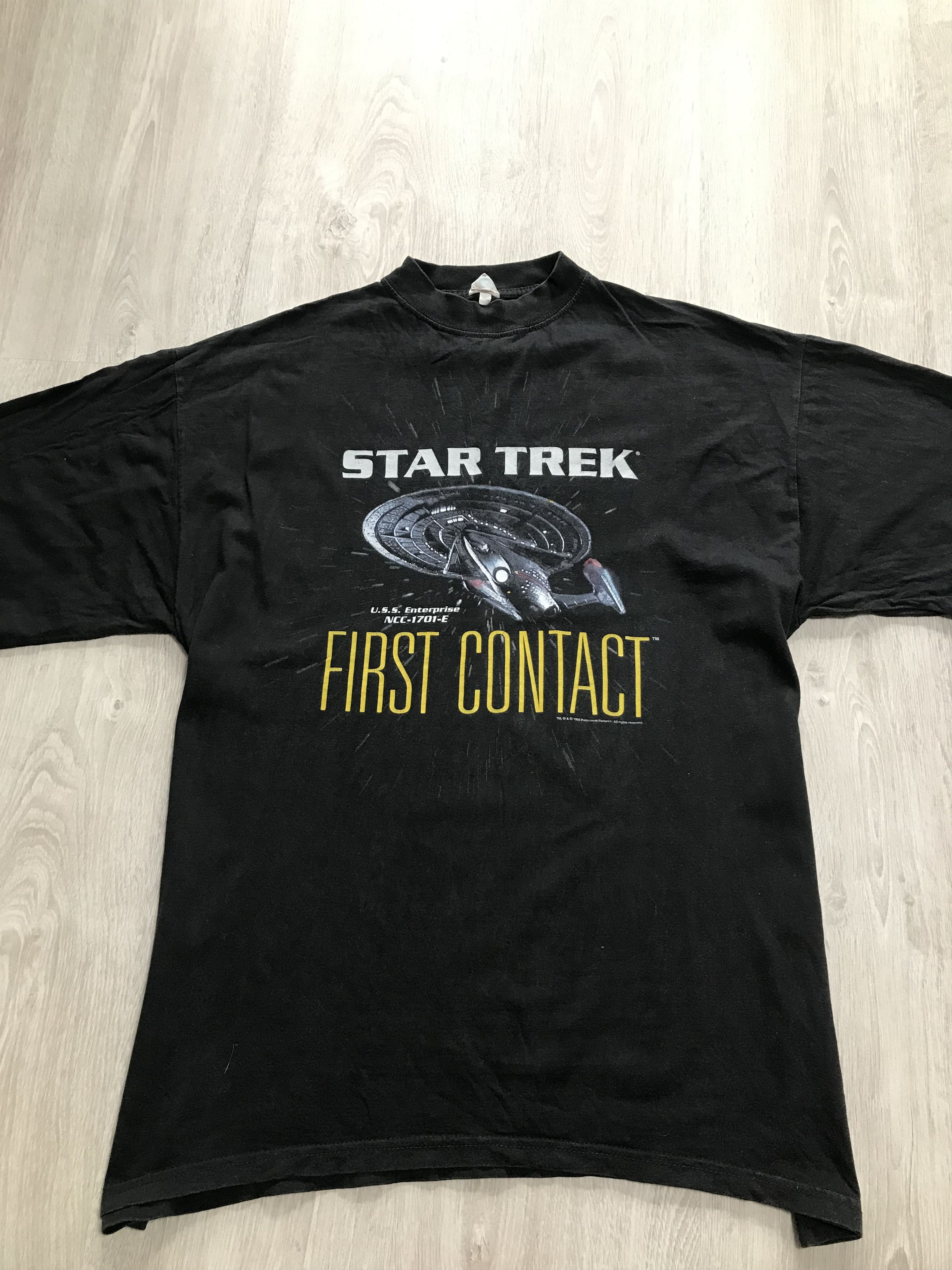 Star Wars STAR TREK First Contact 1996 vintag tee Size US M / EU 48-50 / 2 - 1 Thumbnail