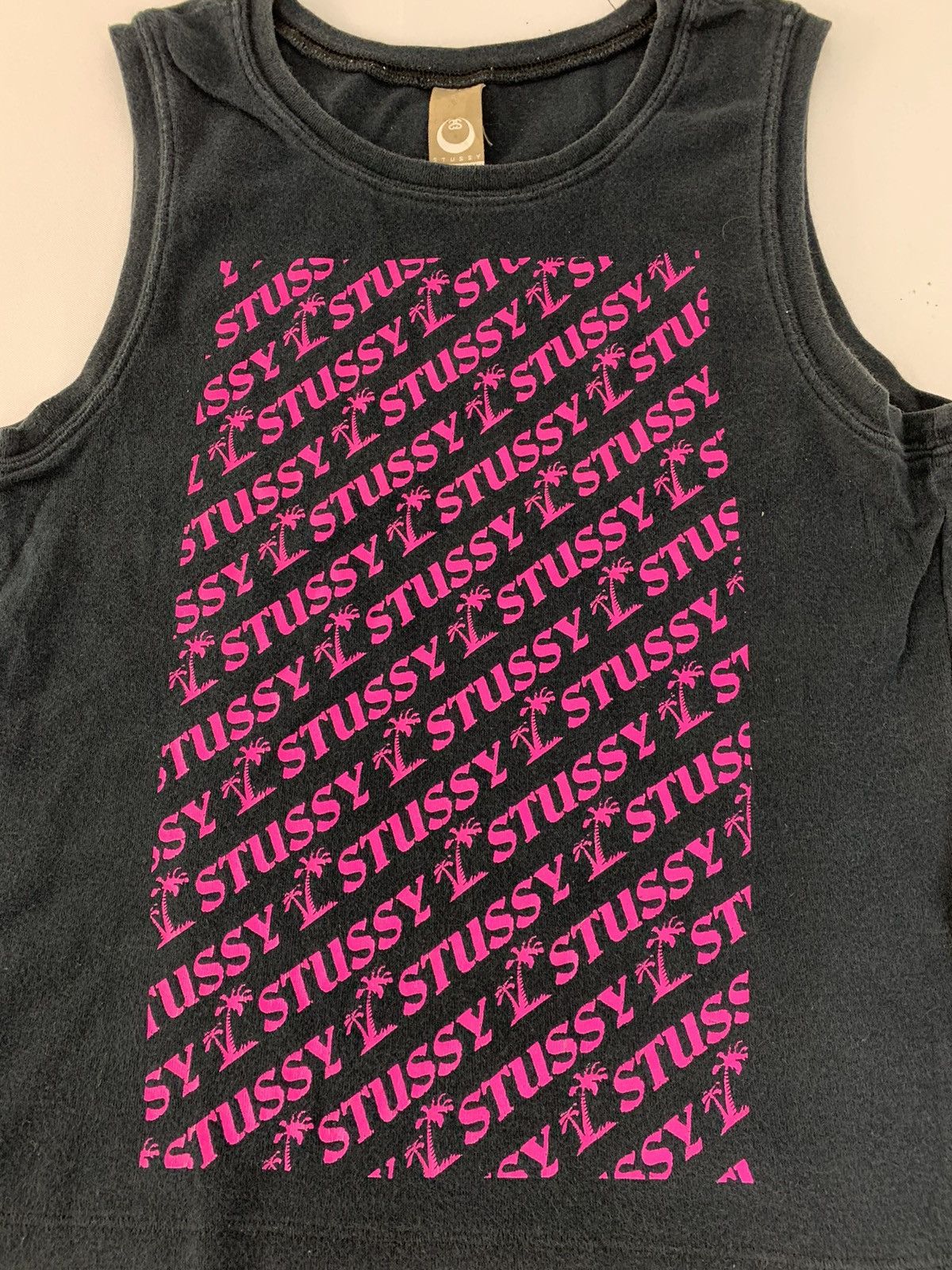 Stussy Stussy Aloha Sleeveless Tank Top Big Printed Tee Size S / US 4 / IT 40 - 3 Thumbnail