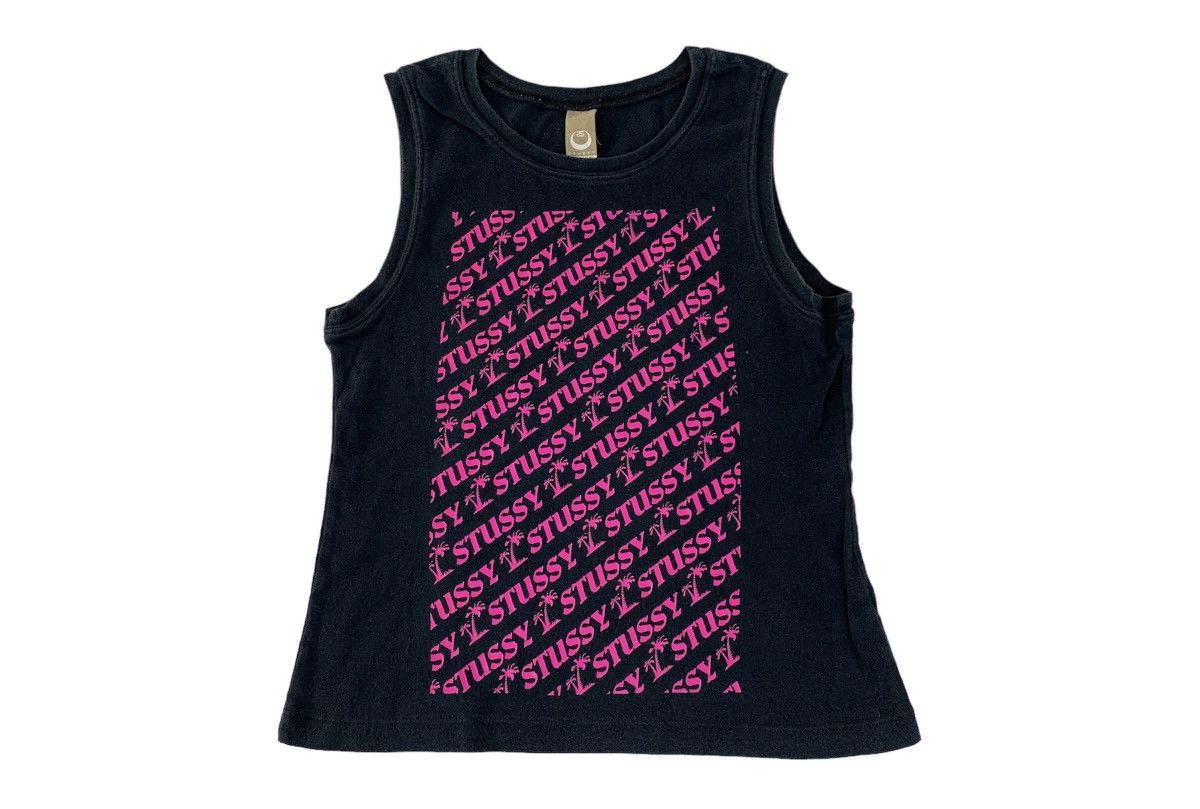 Stussy Stussy Aloha Sleeveless Tank Top Big Printed Tee Size S / US 4 / IT 40 - 1 Thumbnail