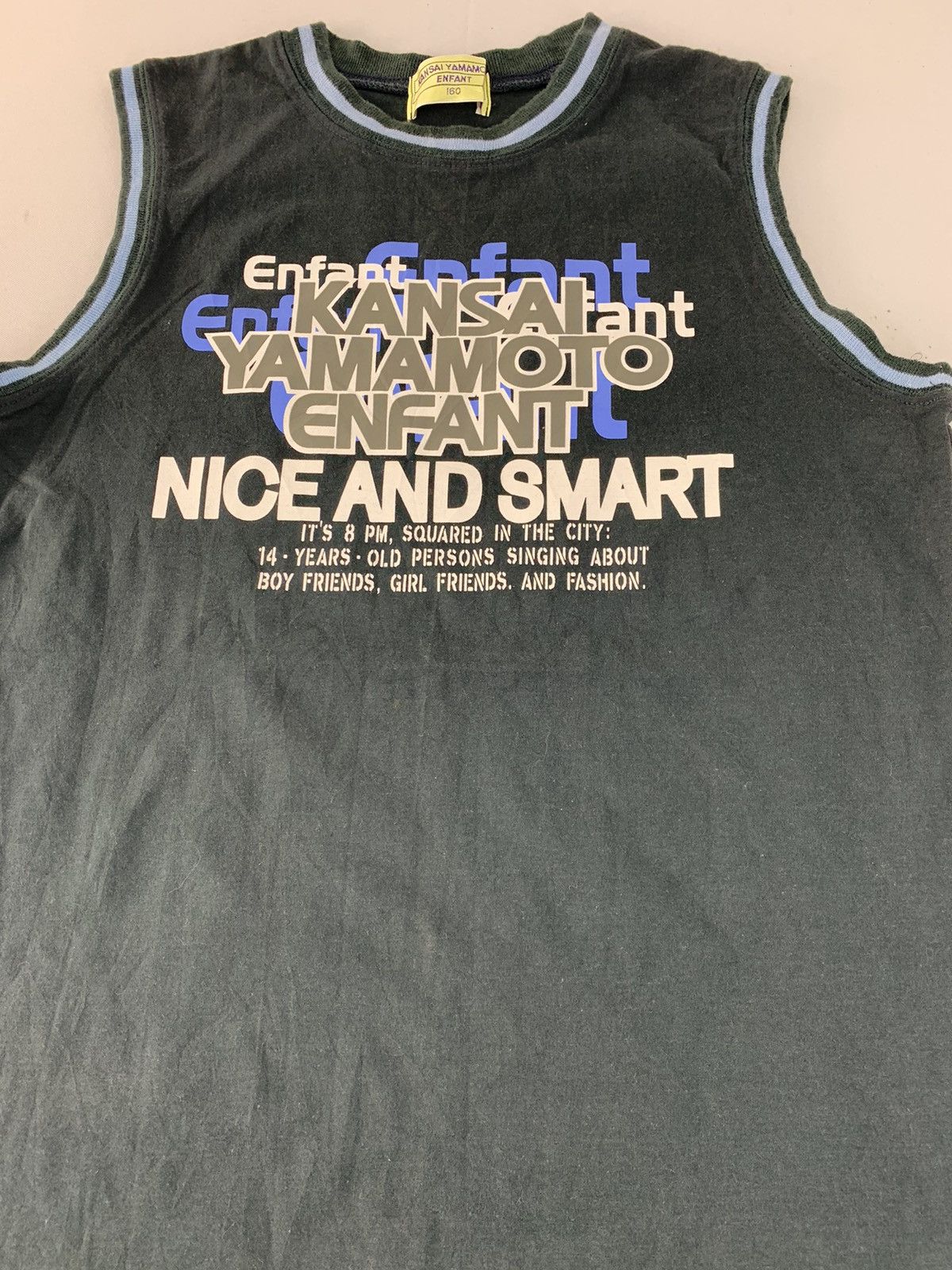 Japanese Brand Kansai Yamamoto Enfant Nice Smart Sleeveless Top Size US S / EU 44-46 / 1 - 2 Thumbnail